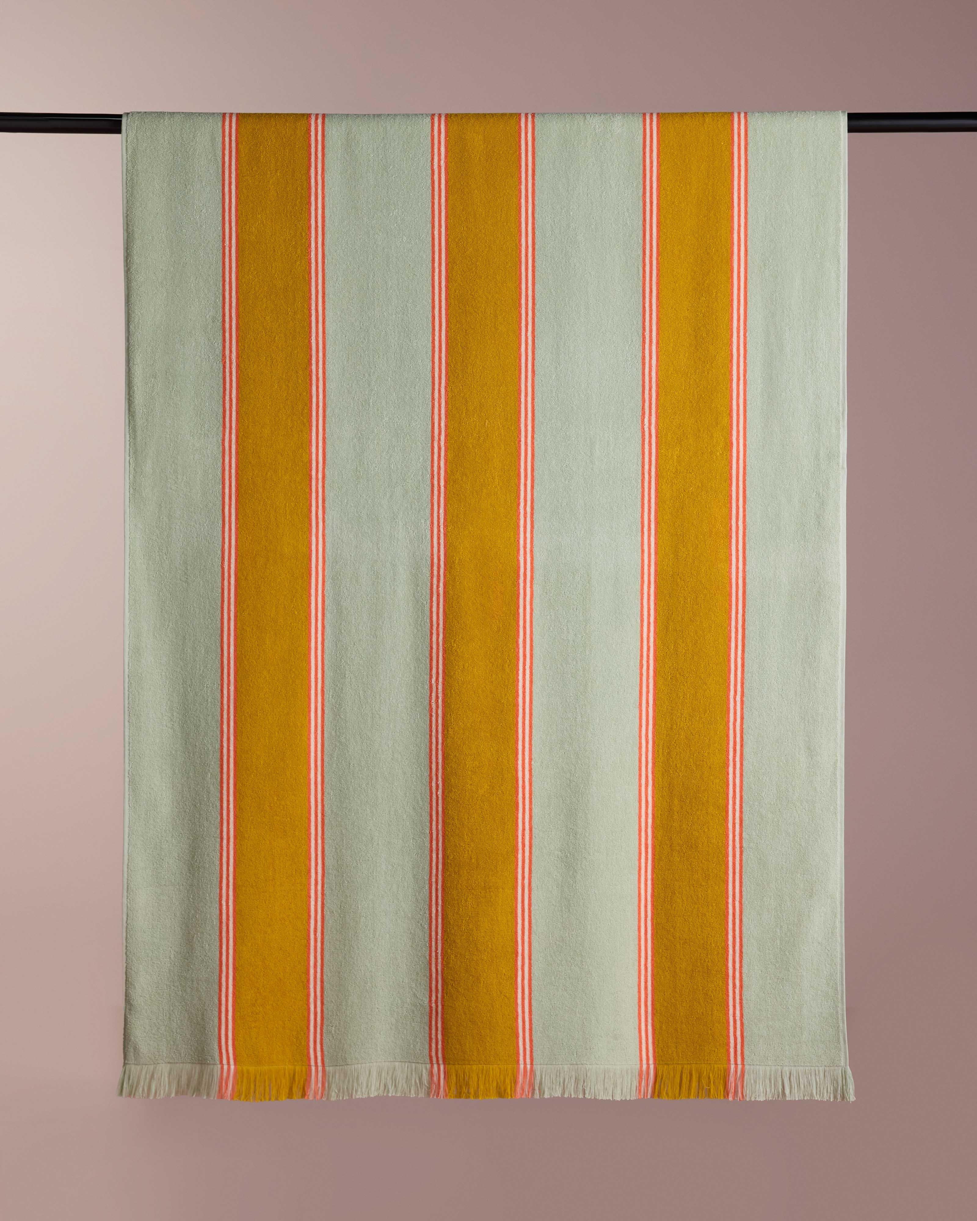 Stripe Terry Beach Towel - Poetry Clothing Store