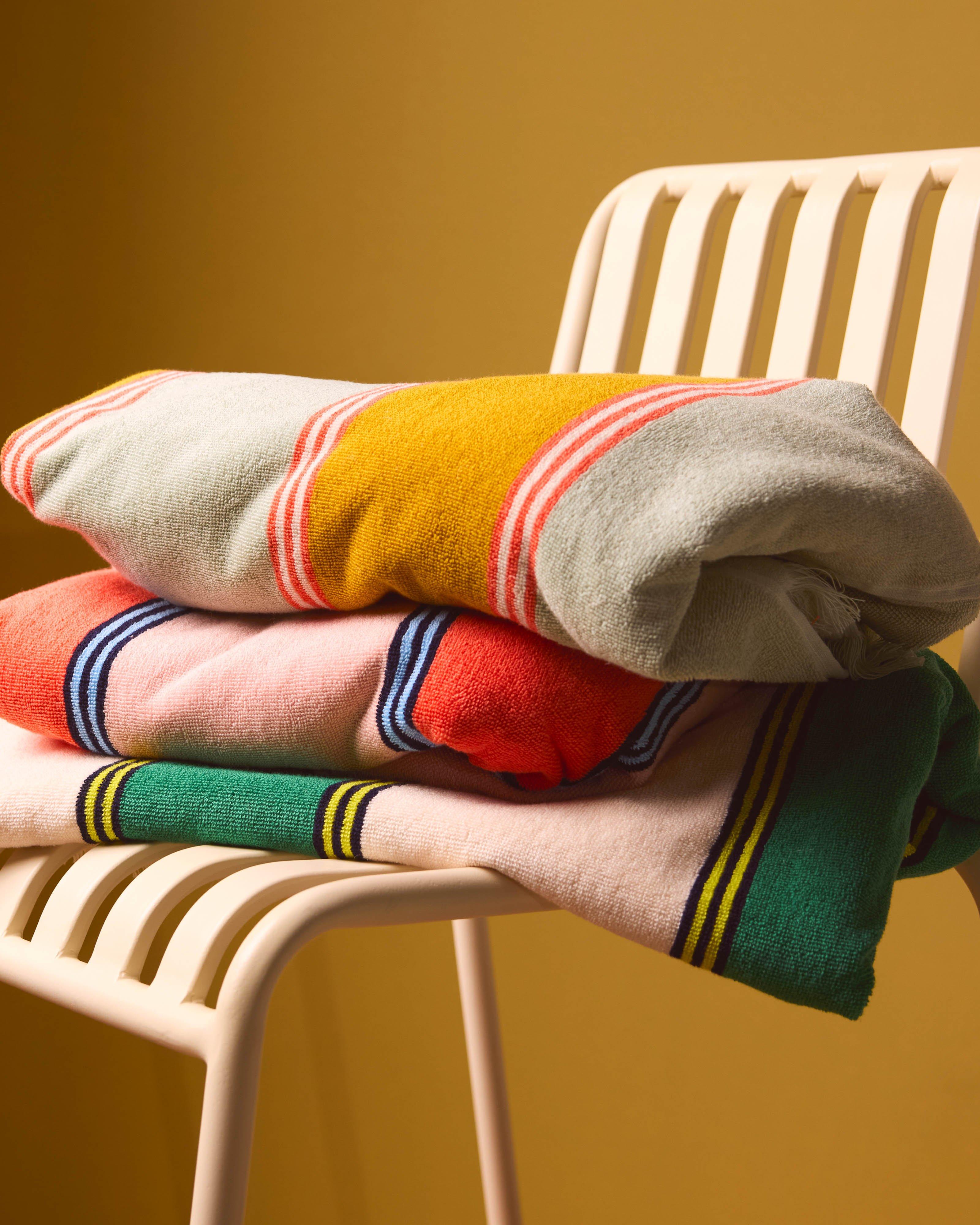 Stripe Terry Beach Towel - Poetry Clothing Store