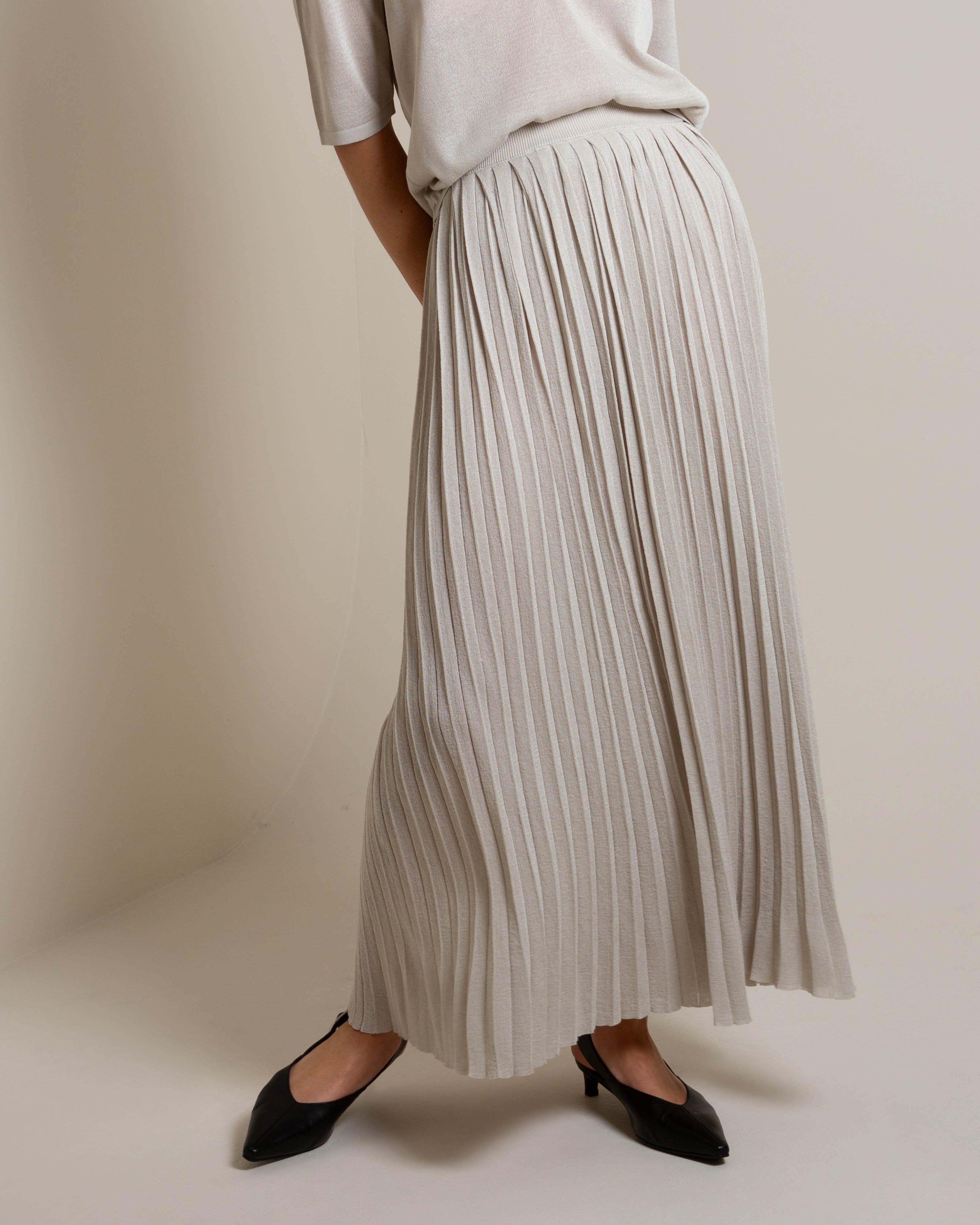 Yani Knit Skirt -  Grey