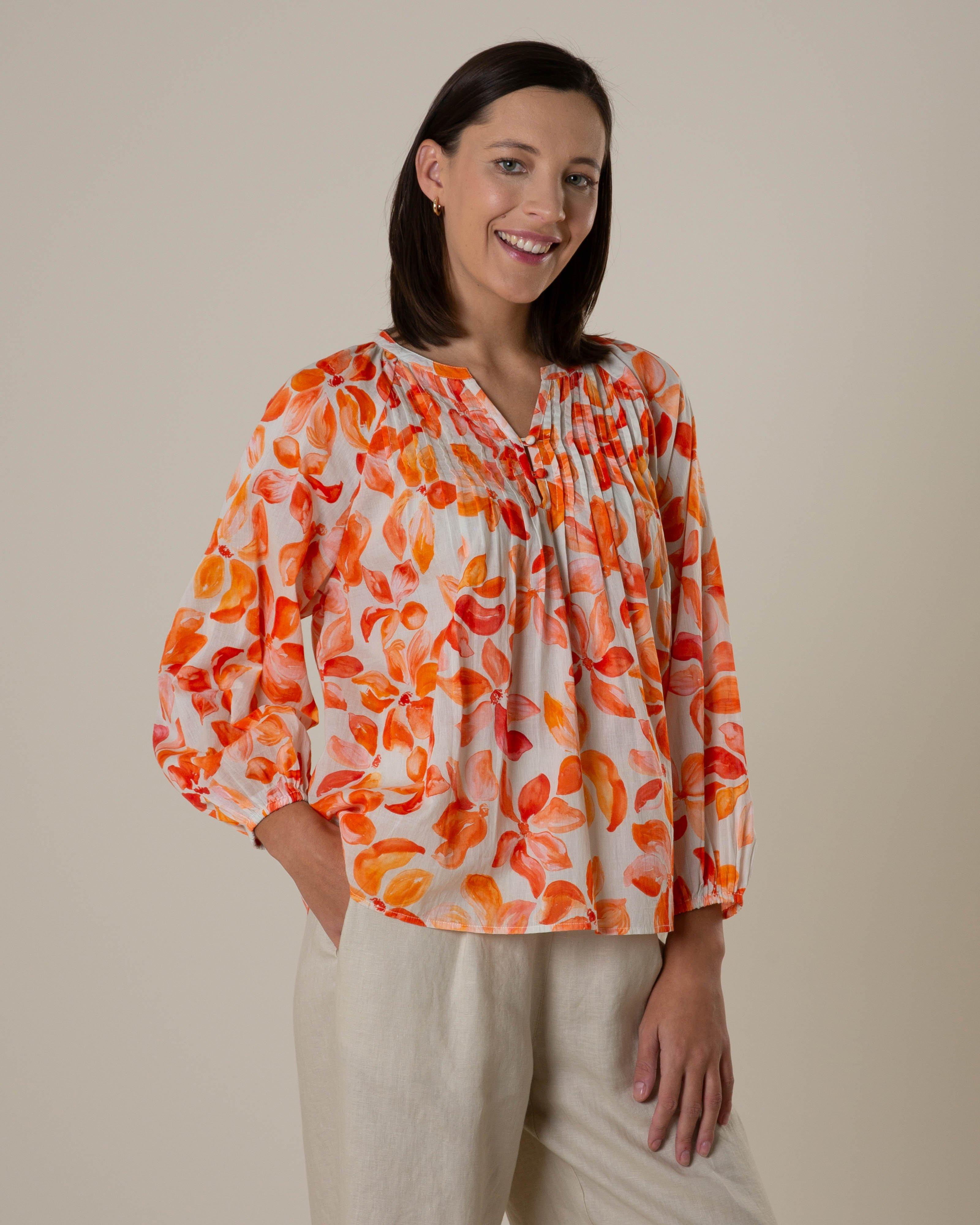 Rare Earth Women's Raya Printed Blouse -  Assorted