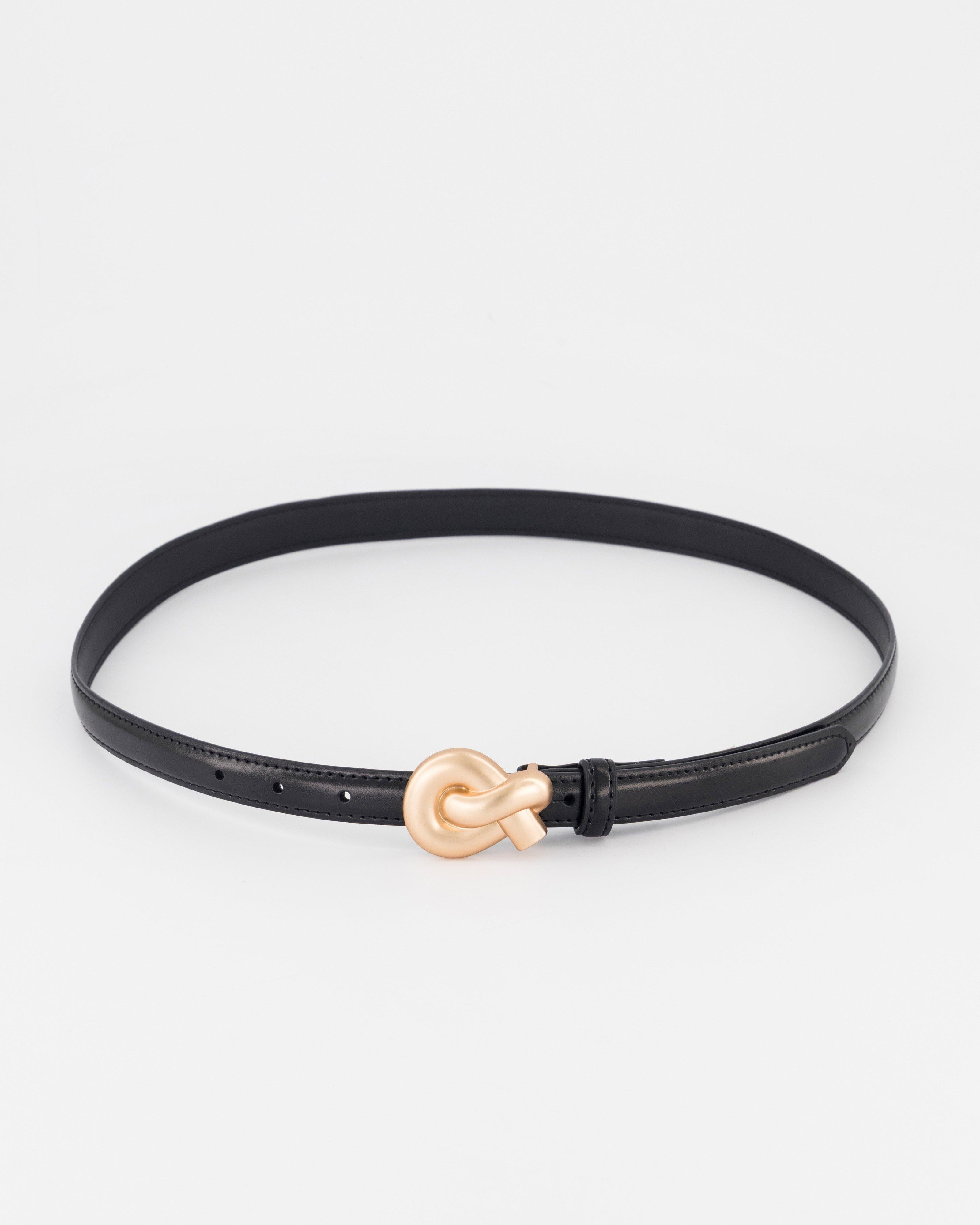 Yuka Knot Belt -  Black
