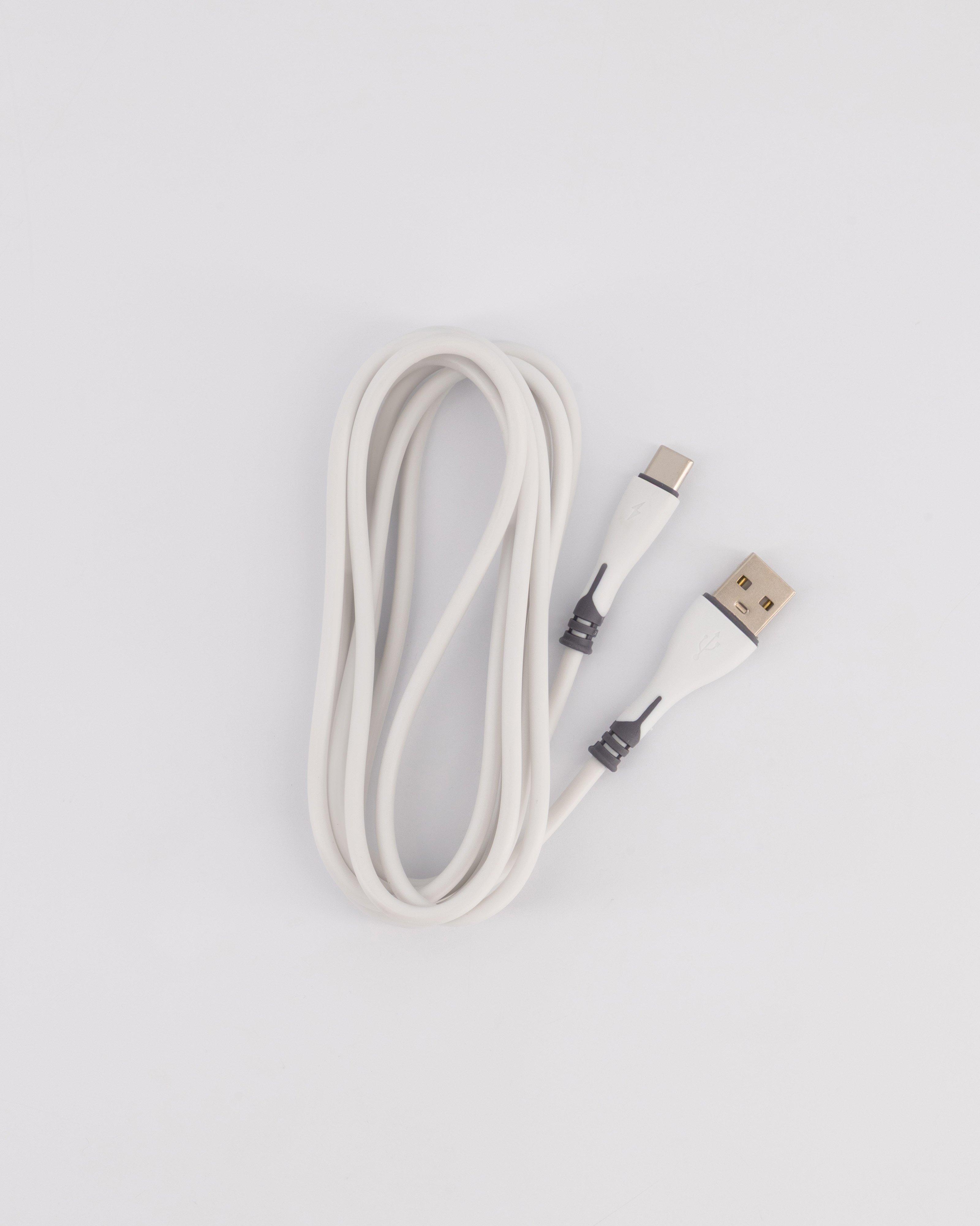 BiRST 2M Type A to C Charge and Data Cable -  White