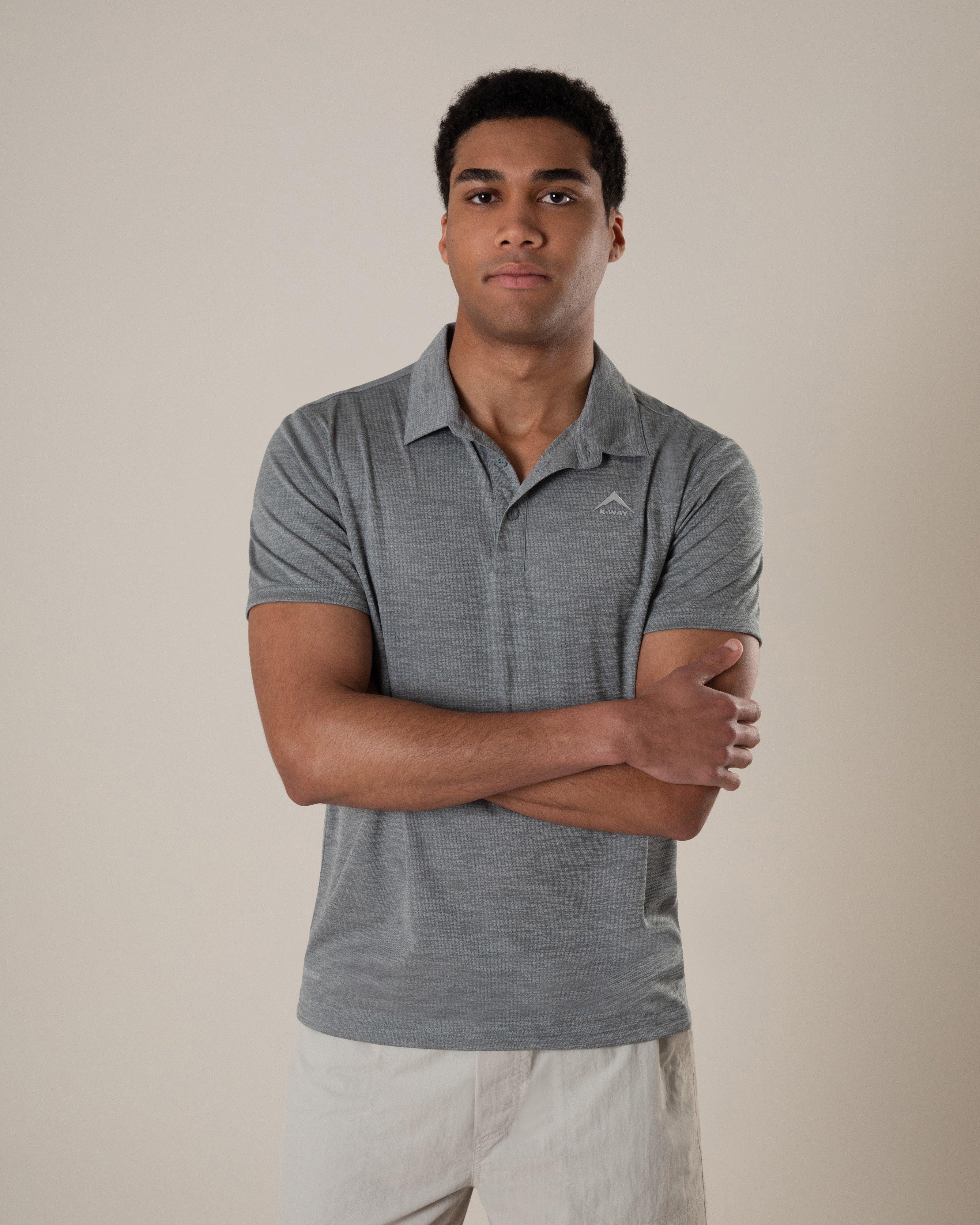 K-Way Men's Essential 2.0 Golfer -  Charcoal