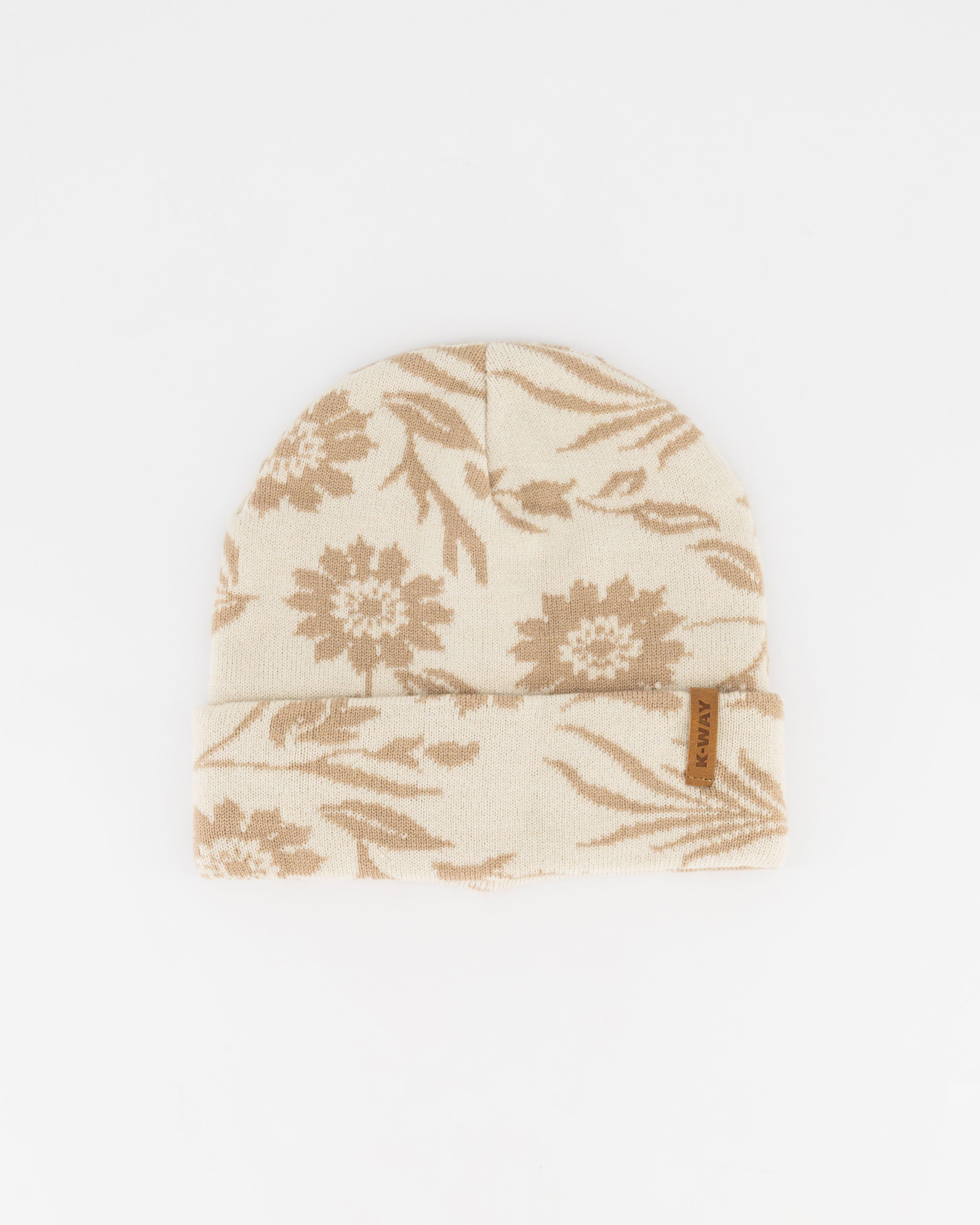 K-Way x Velt Floral Beanie -  Stone