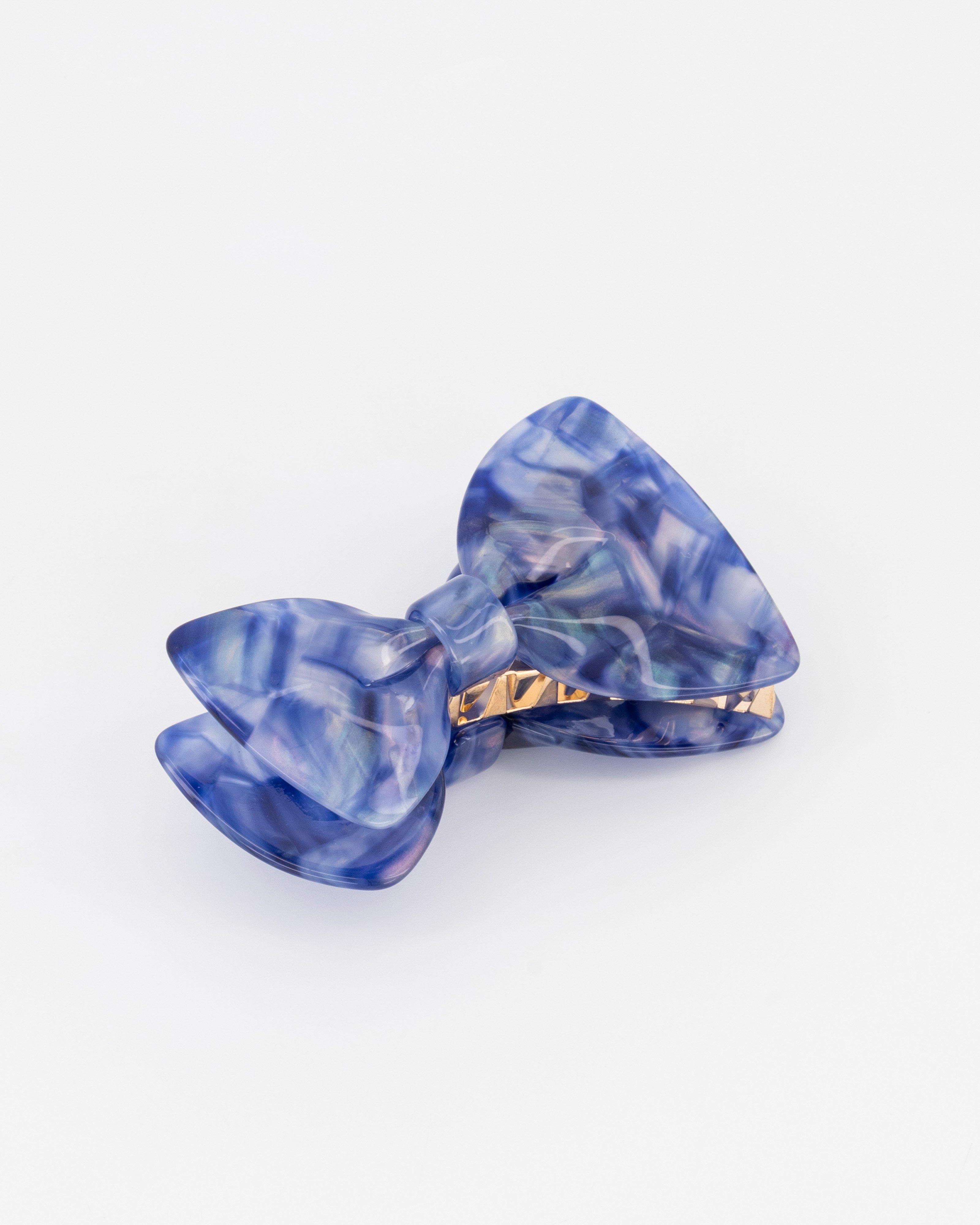 Bow Tie Hair Clip -  Blue