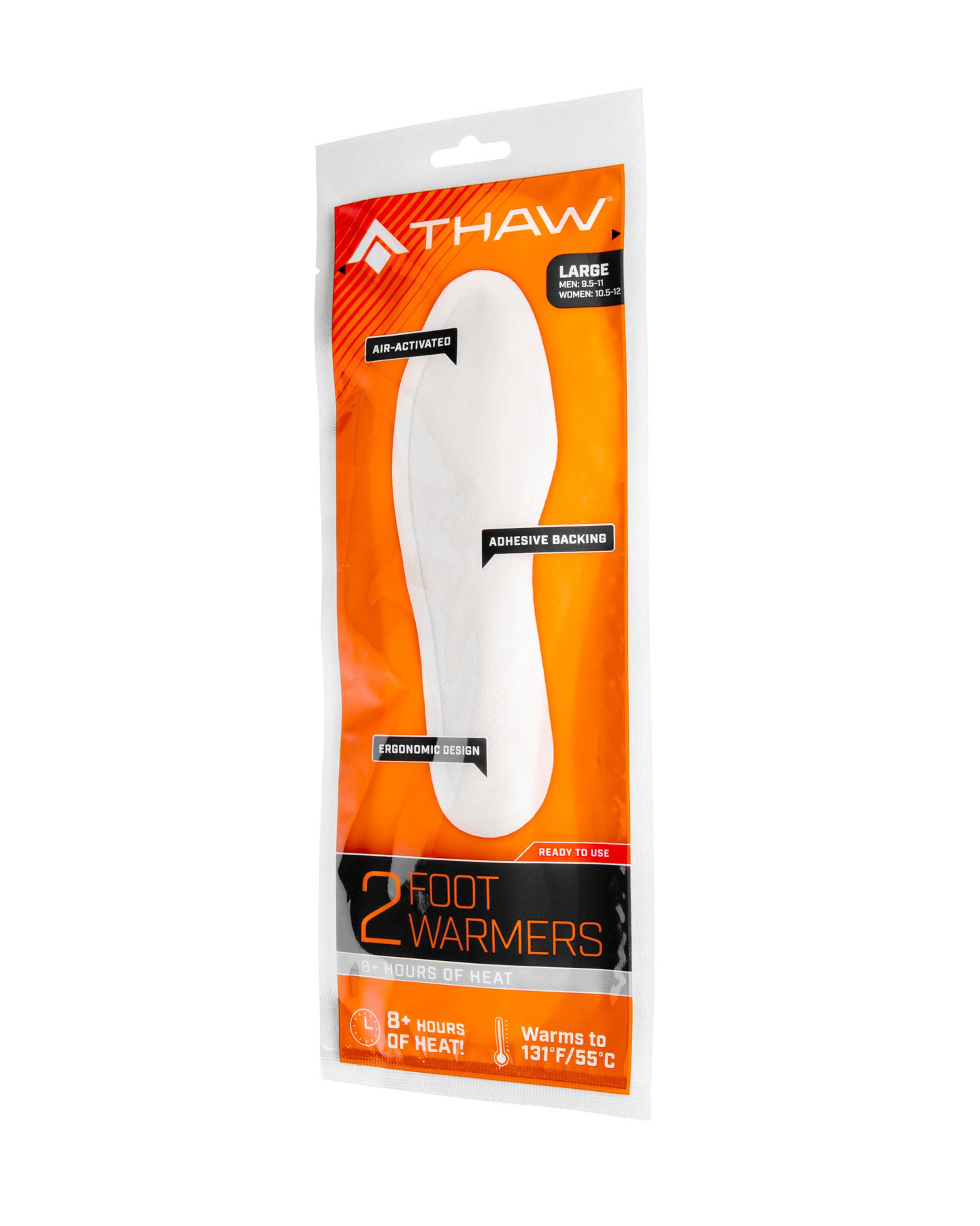 THAW Disposable Large Insole Warmers -  No Colour