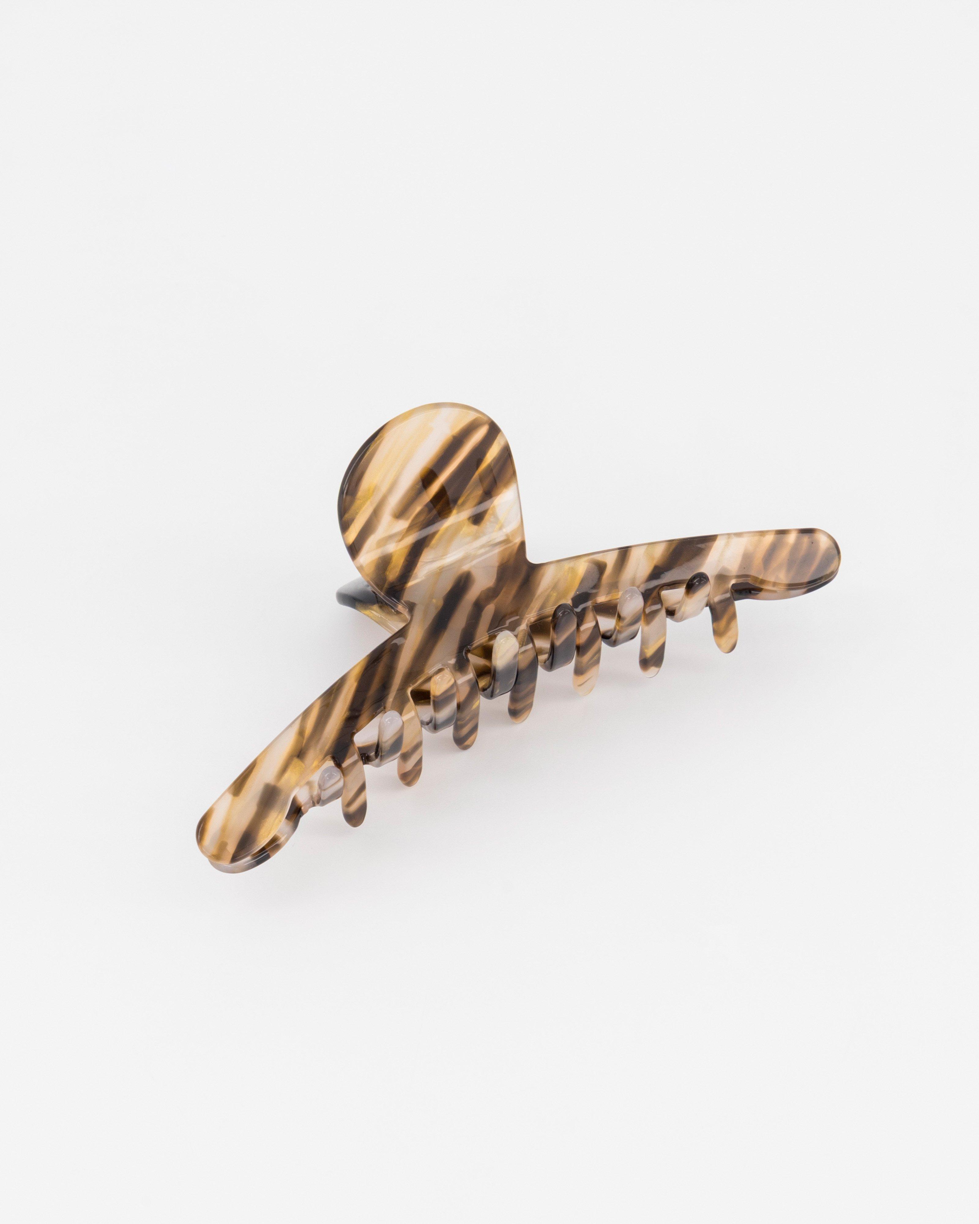 Tortoise Hair Clip -  Brown