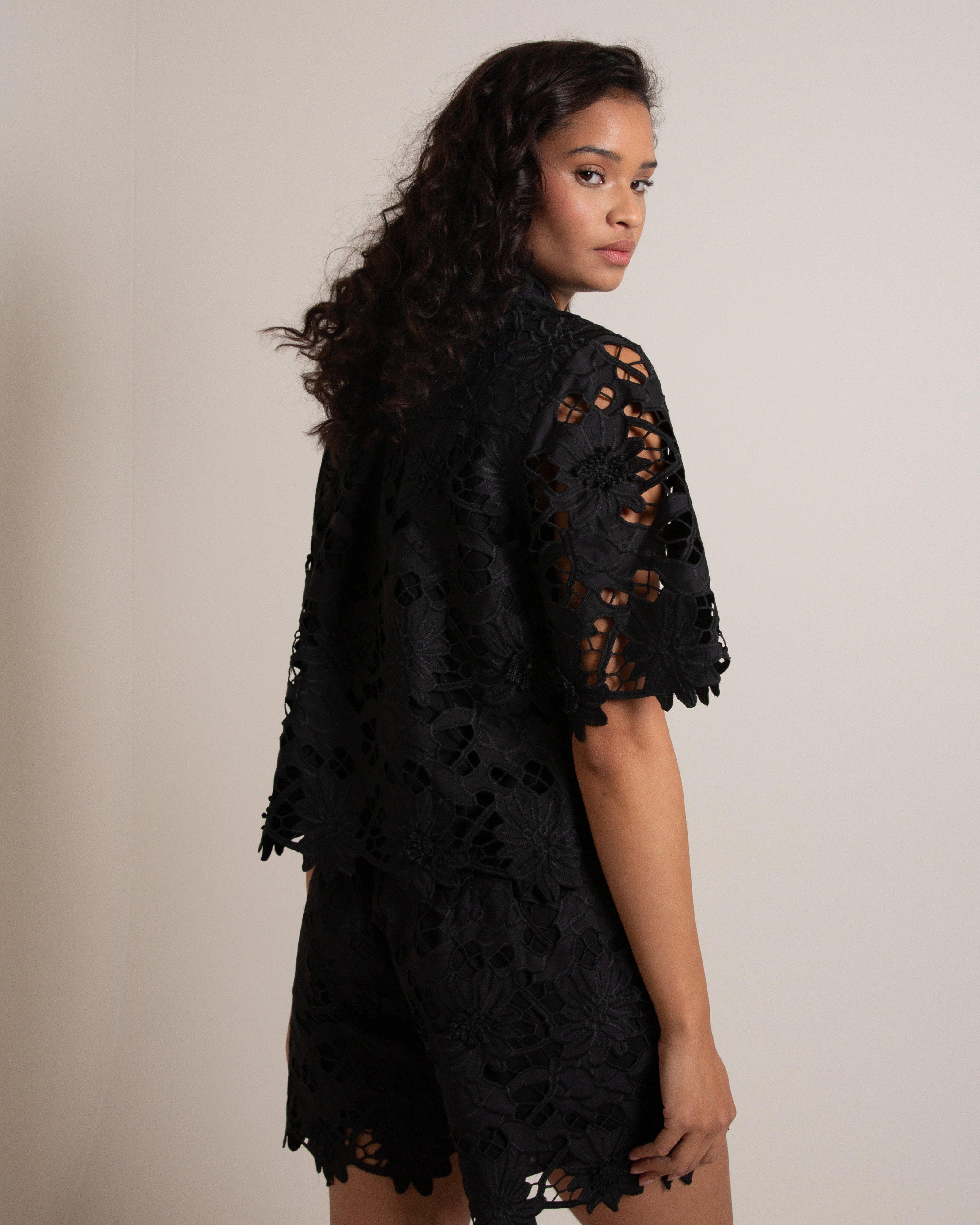 美品★ CHEMICAL LACE OVER SHIRT Access Fashion | Lace shirt