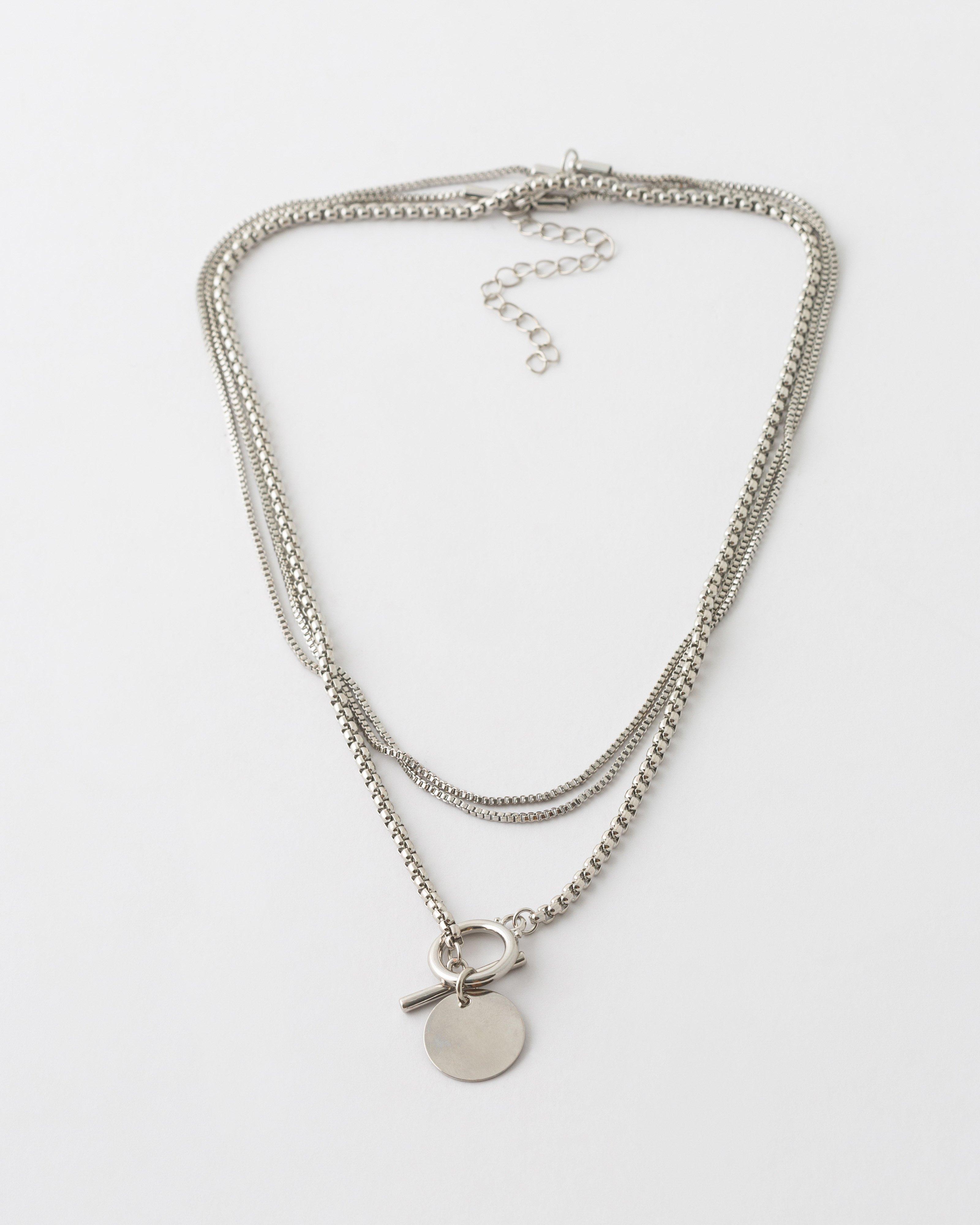 Stack Necklace -  Silver