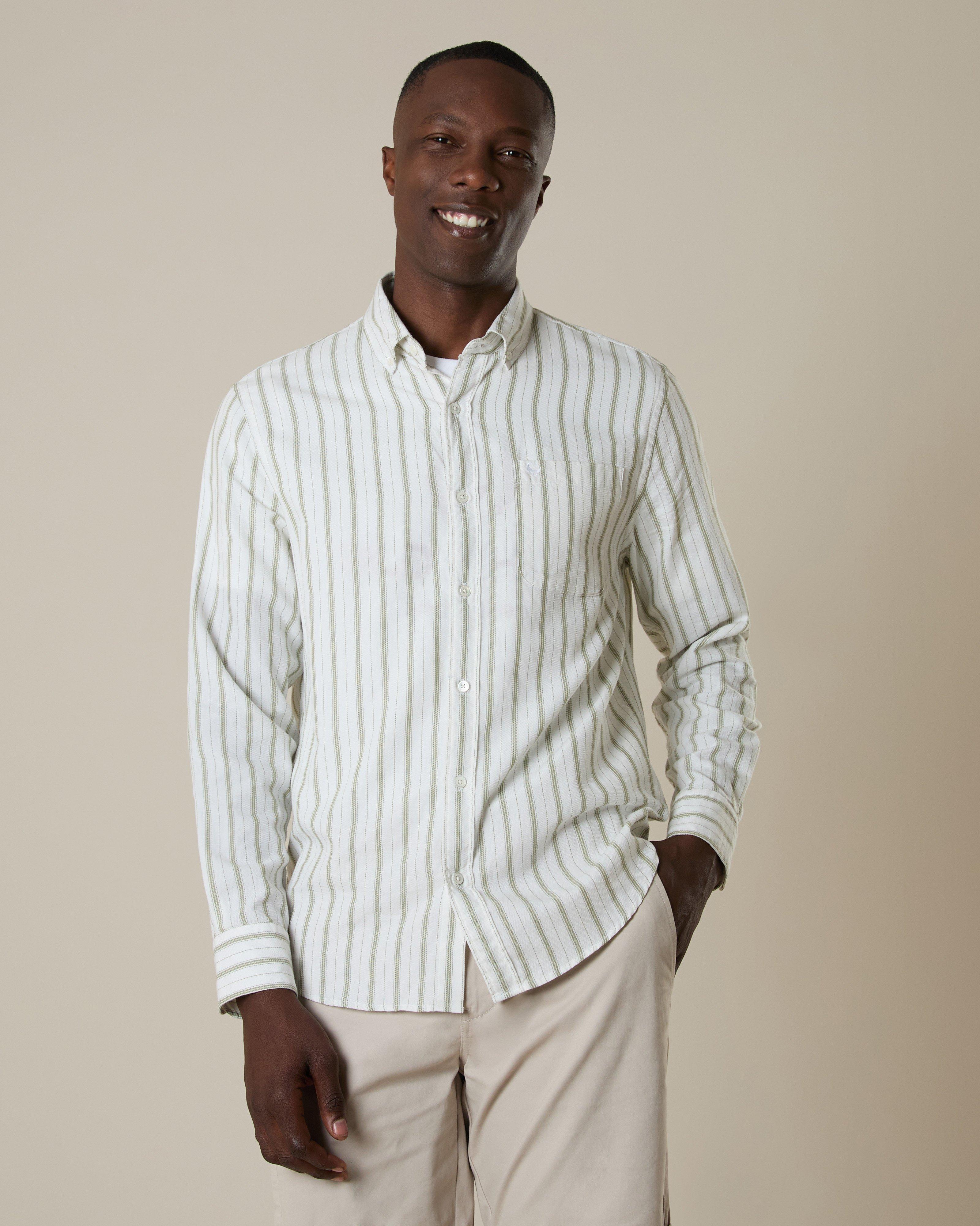 Old Khaki Men's Fran Textured Shirt -  White