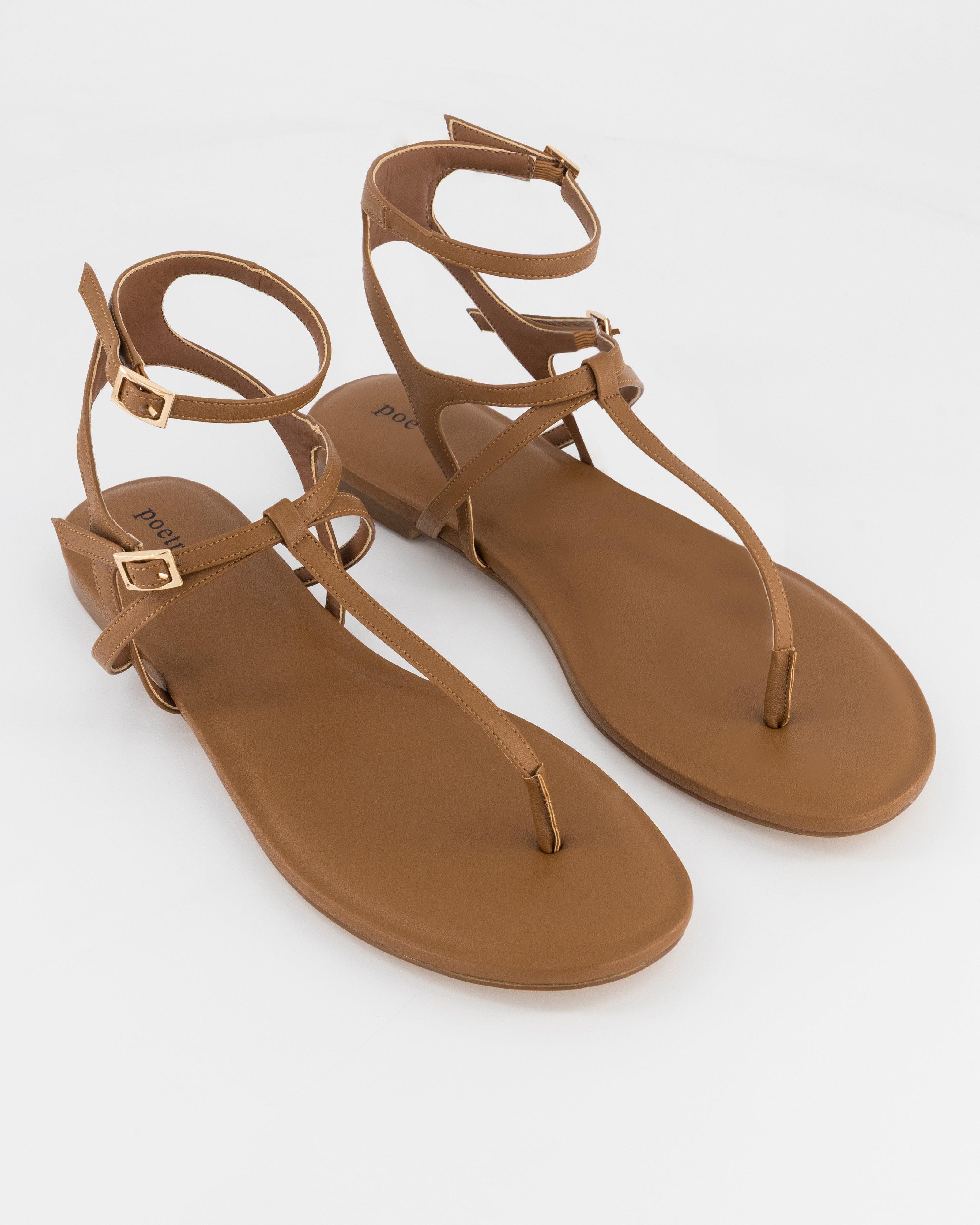  Candra Strappy Sandal -  Tan