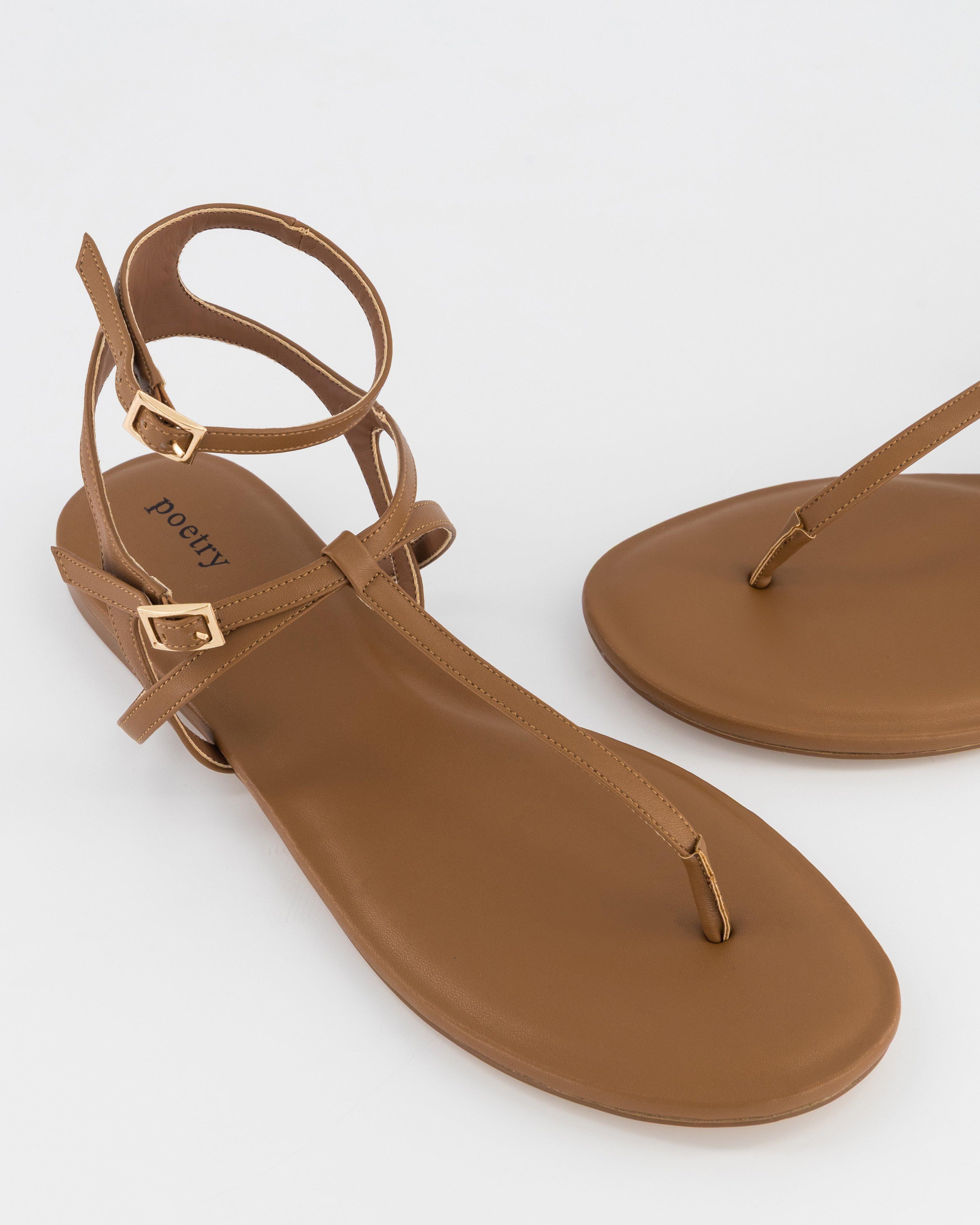 Candra Strappy Sandal -  Tan
