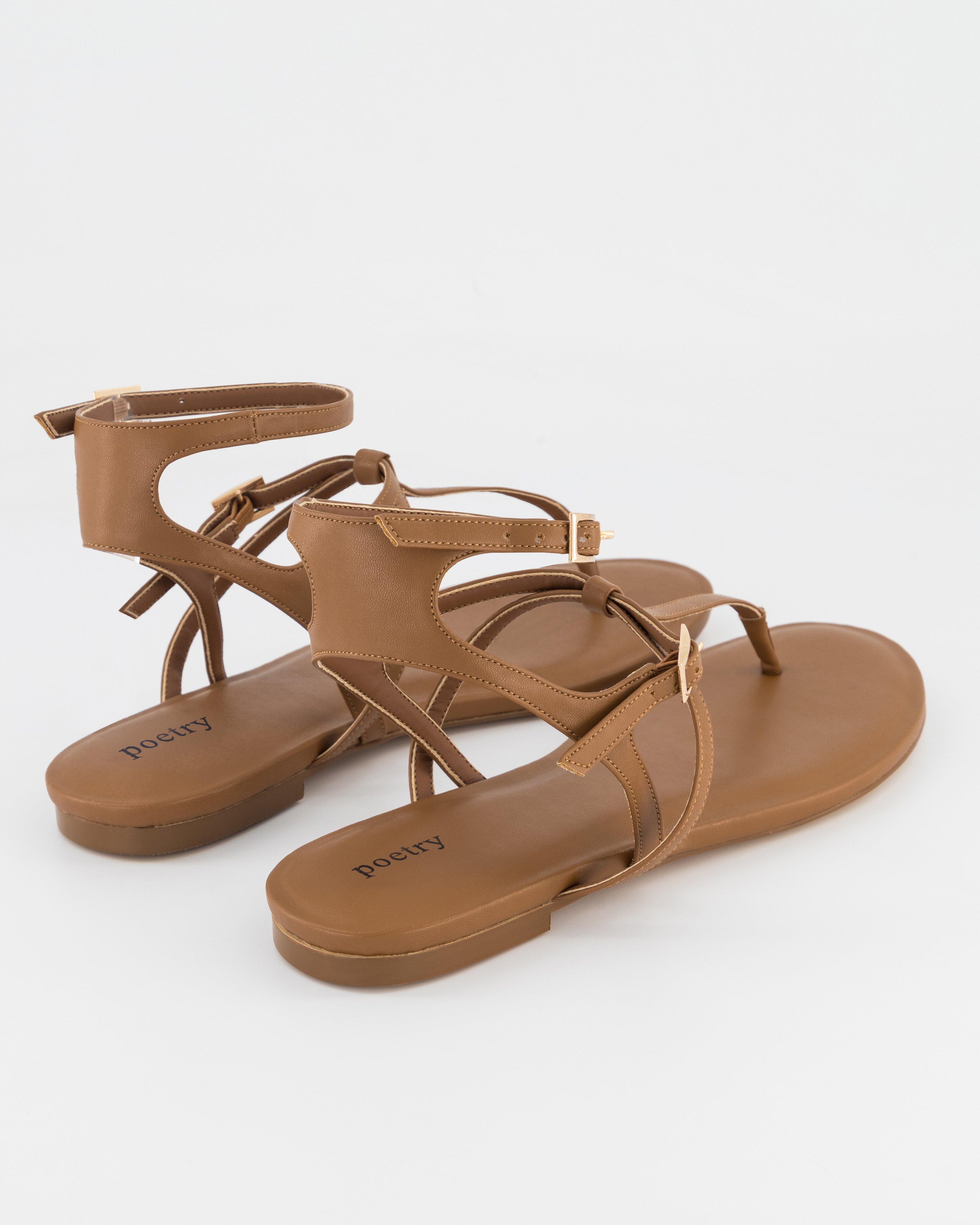  Candra Strappy Sandal -  Tan