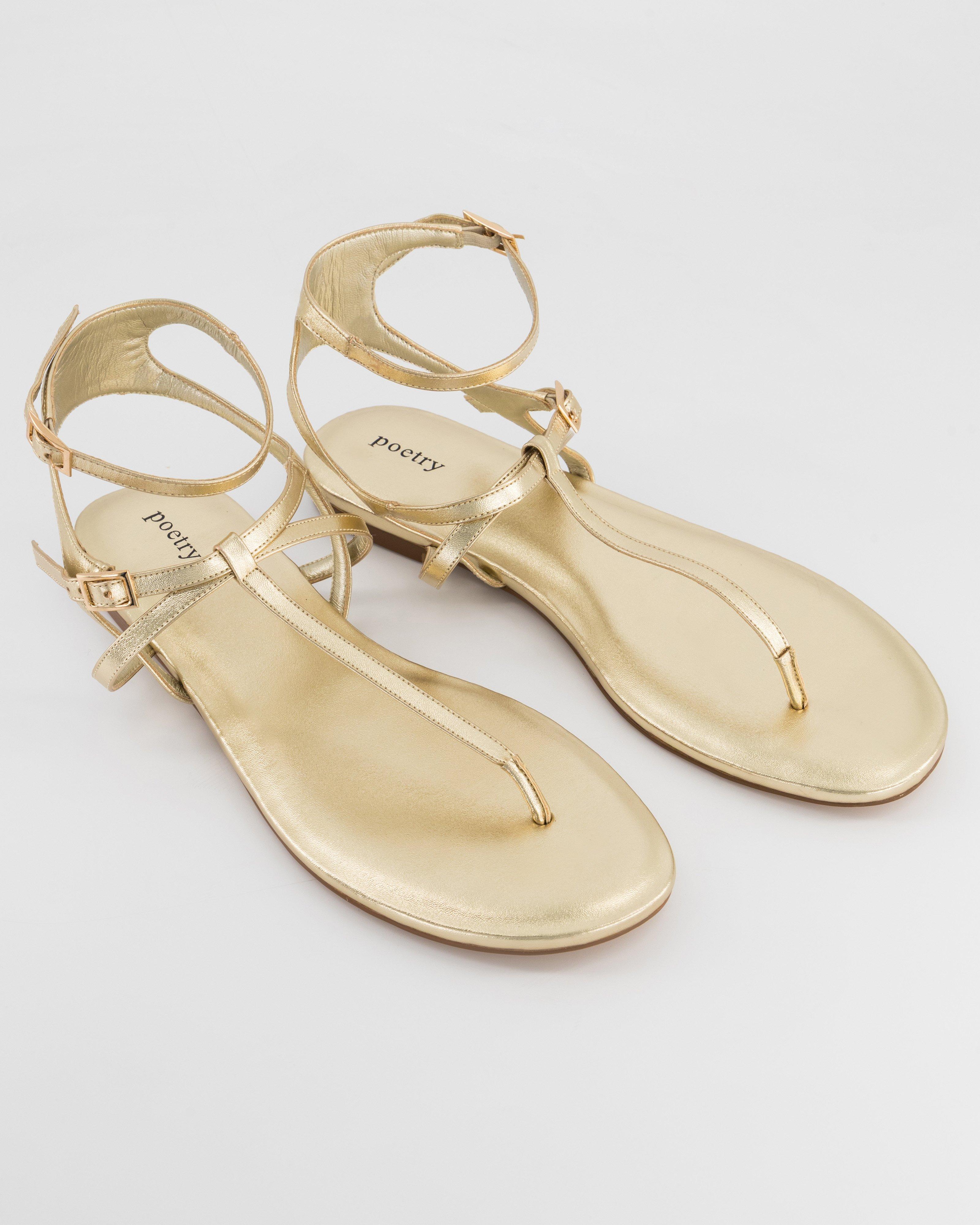  Candra Strappy Sandal -  Gold