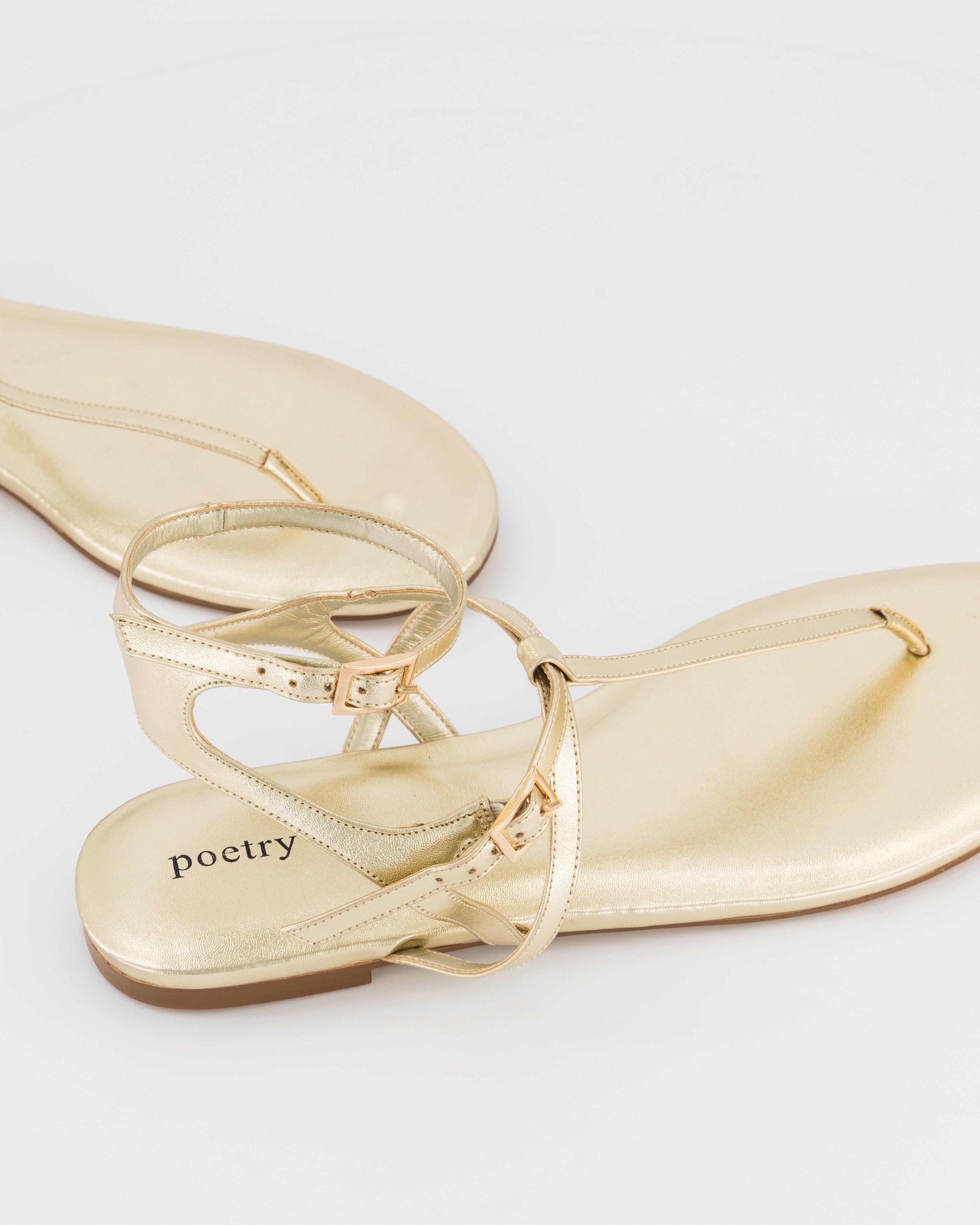  Candra Strappy Sandal -  Gold