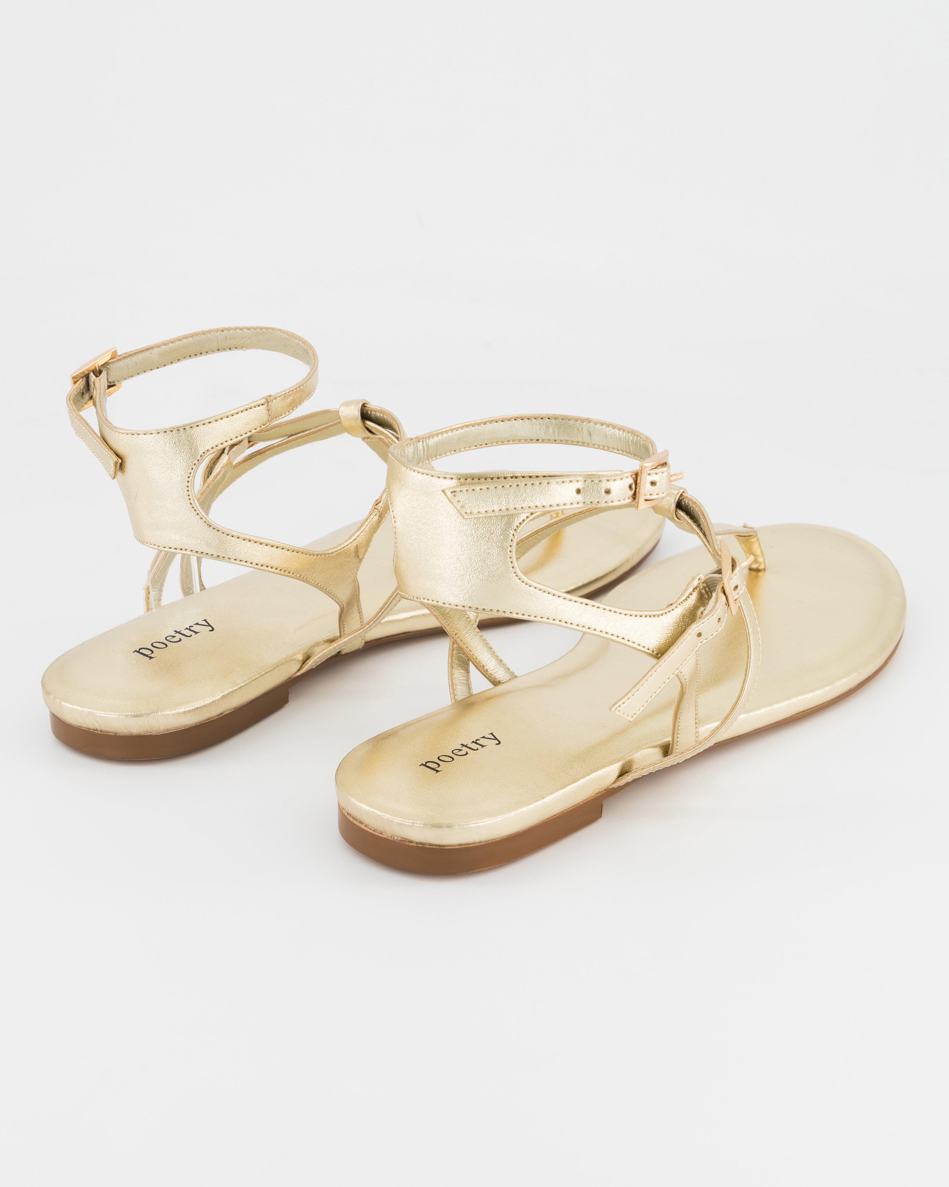  Candra Strappy Sandal -  Gold
