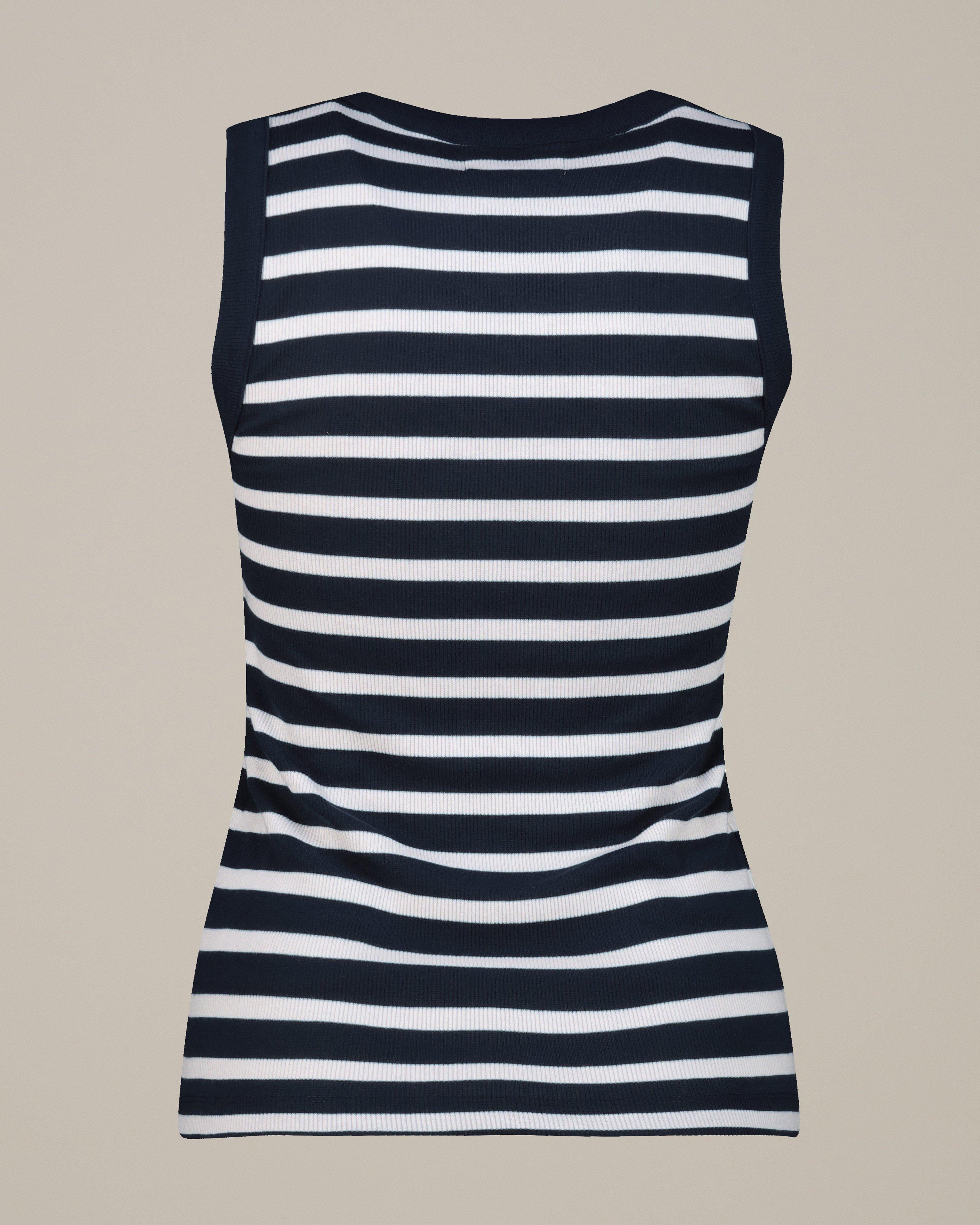 Rare Earth Women's Blossom Stripe Rib Tank Top | Cape Union Mart