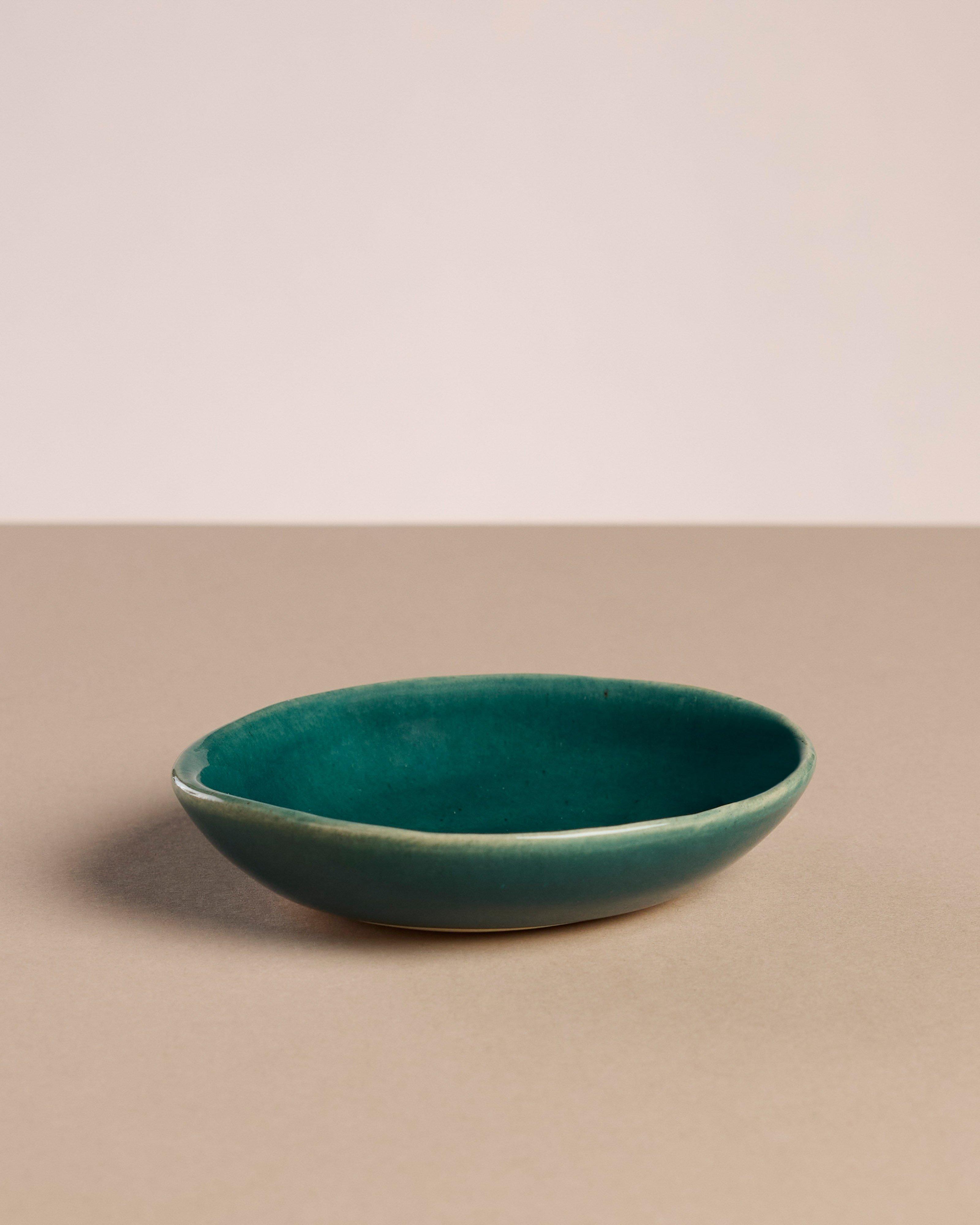 Oval Condiment Bowl -  Teal