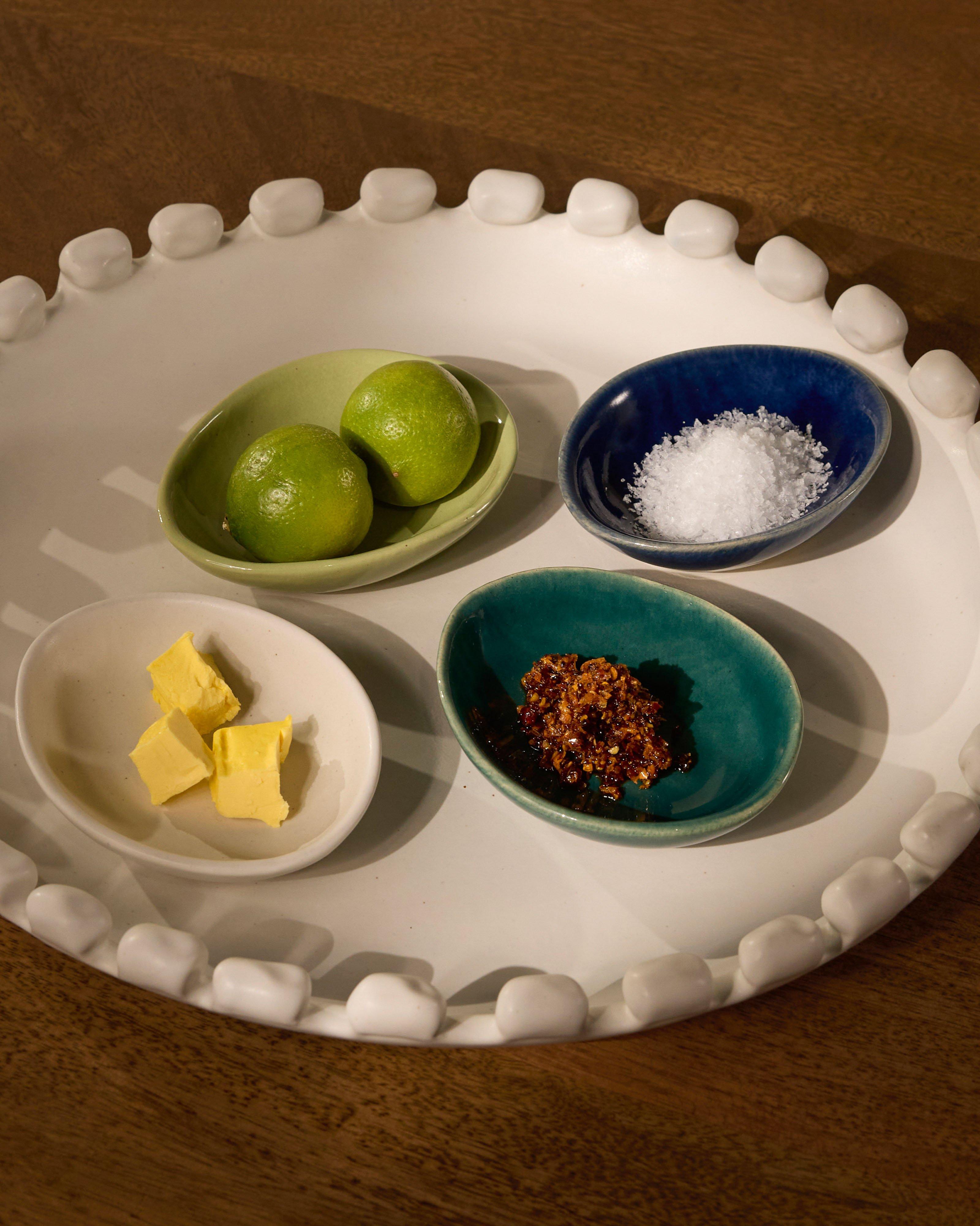 Oval Condiment Bowl -  Teal