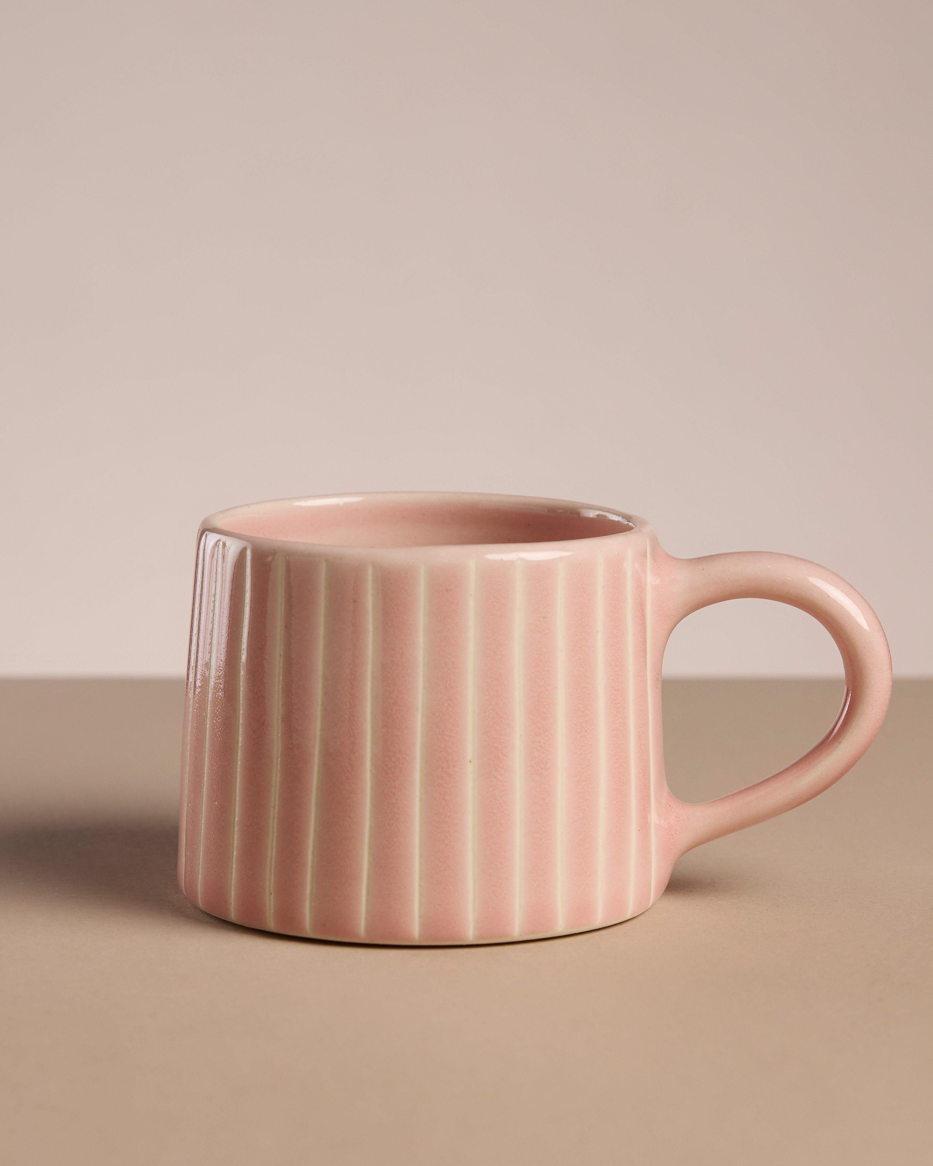 Lined Sprinkle Mug -  Teal