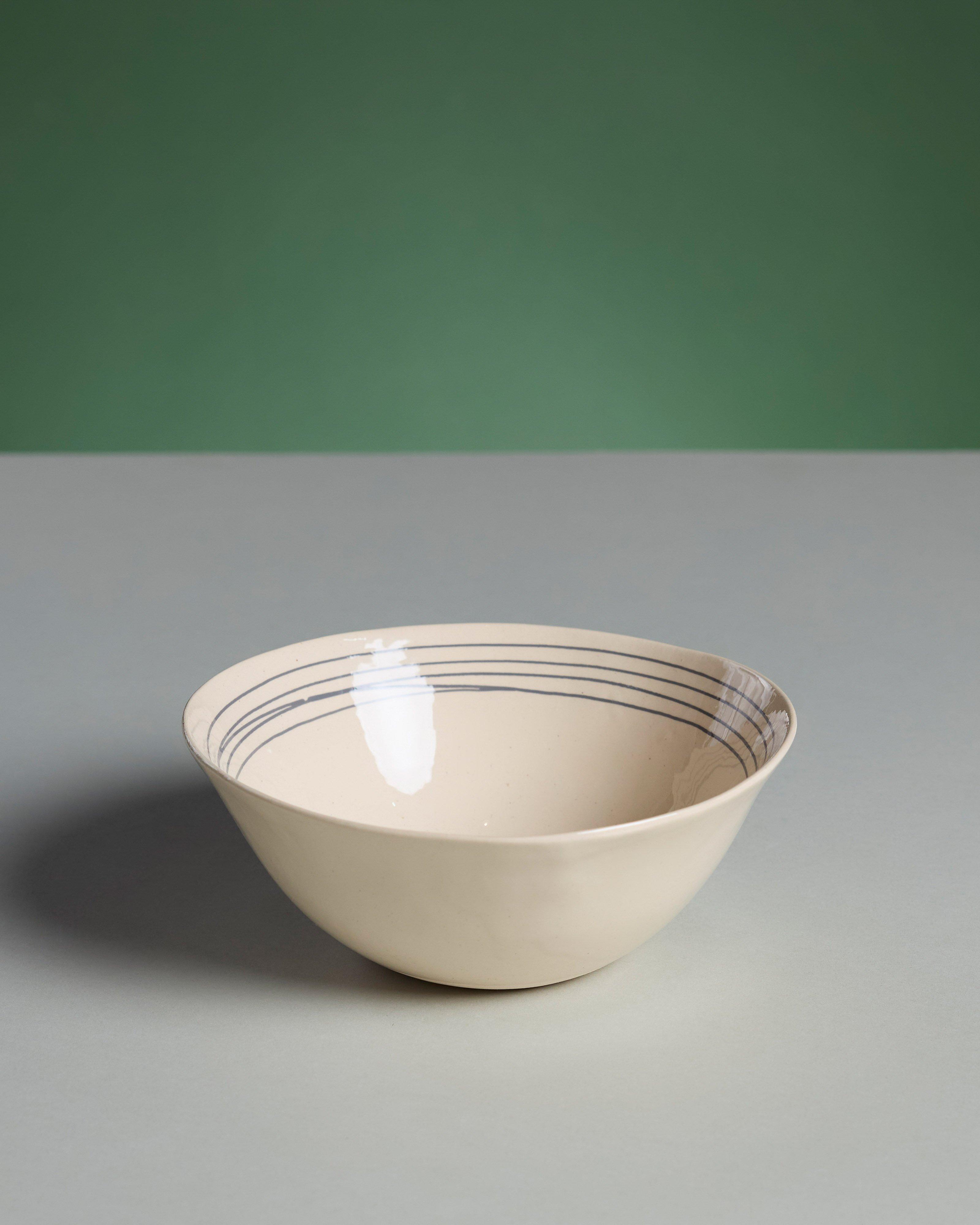 Wonki Ware Organic Pasta Bowl  -  Grey