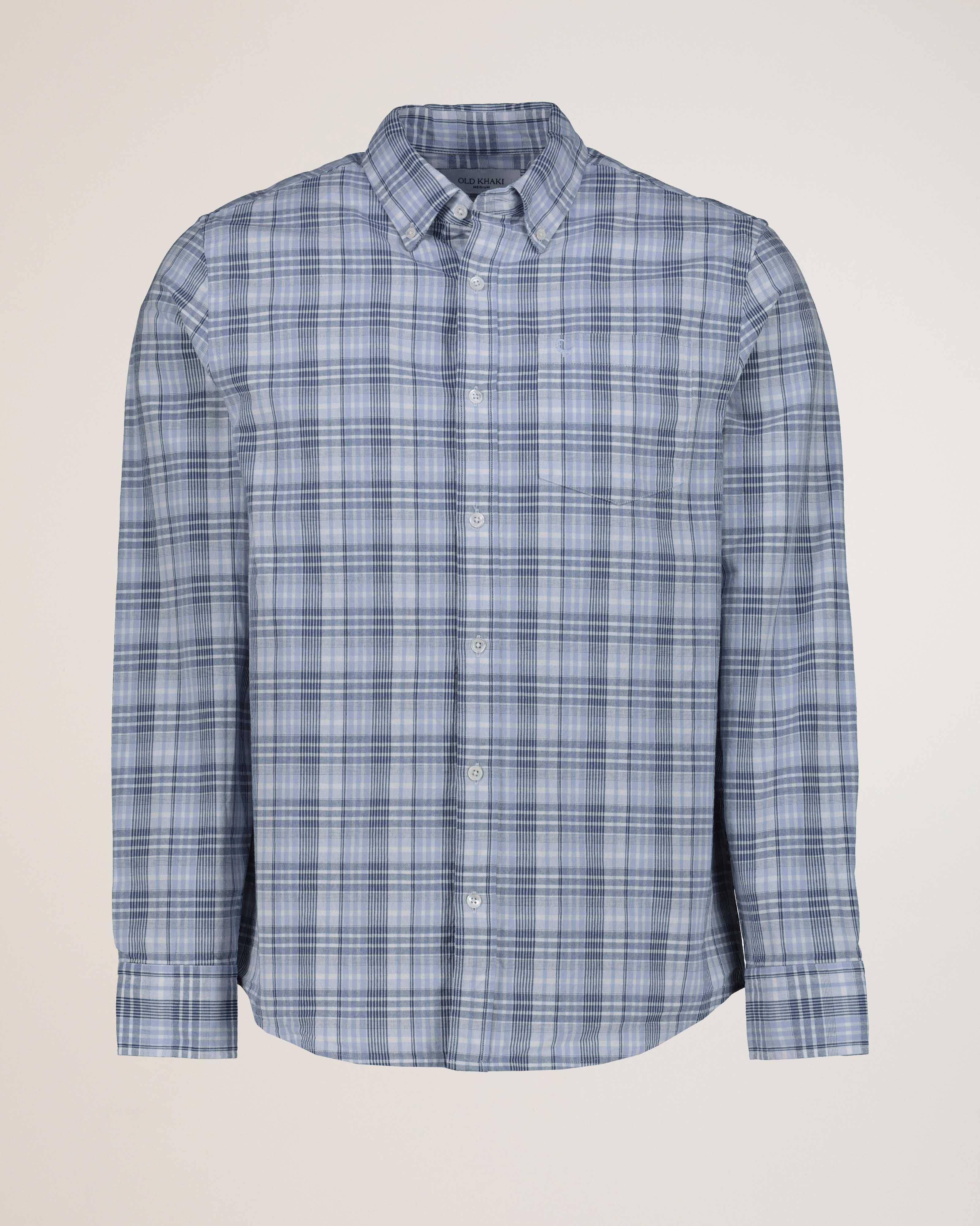 Old Khaki Men's Ben Textured Stripe Shirt -  Blue