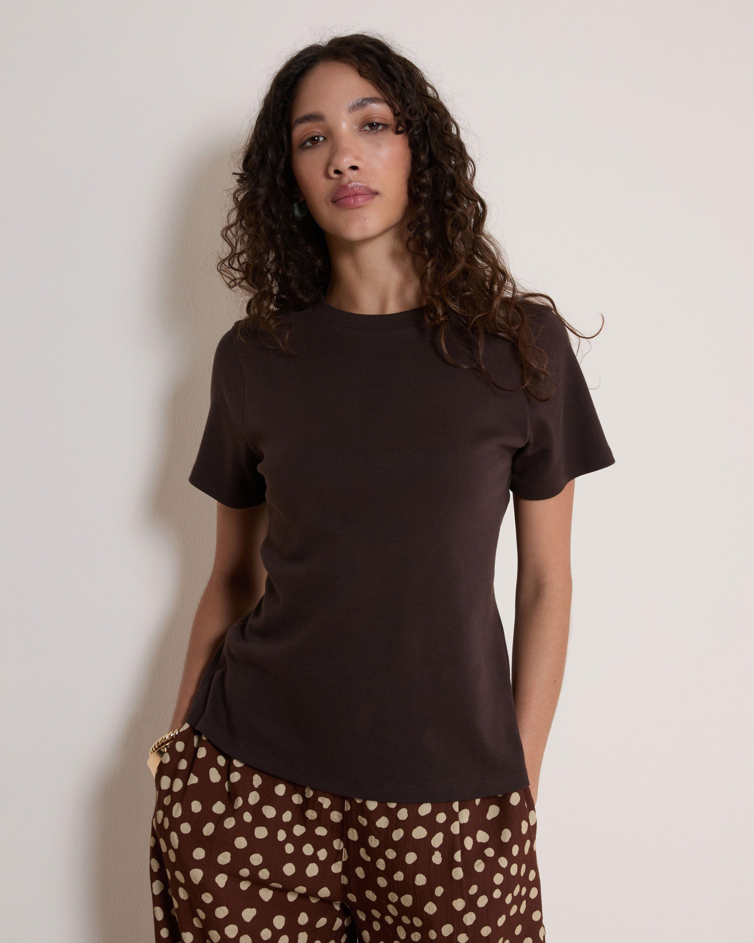 mayuイーストウッド Women's Mazz Fitted T-Shirt | Old Khaki
