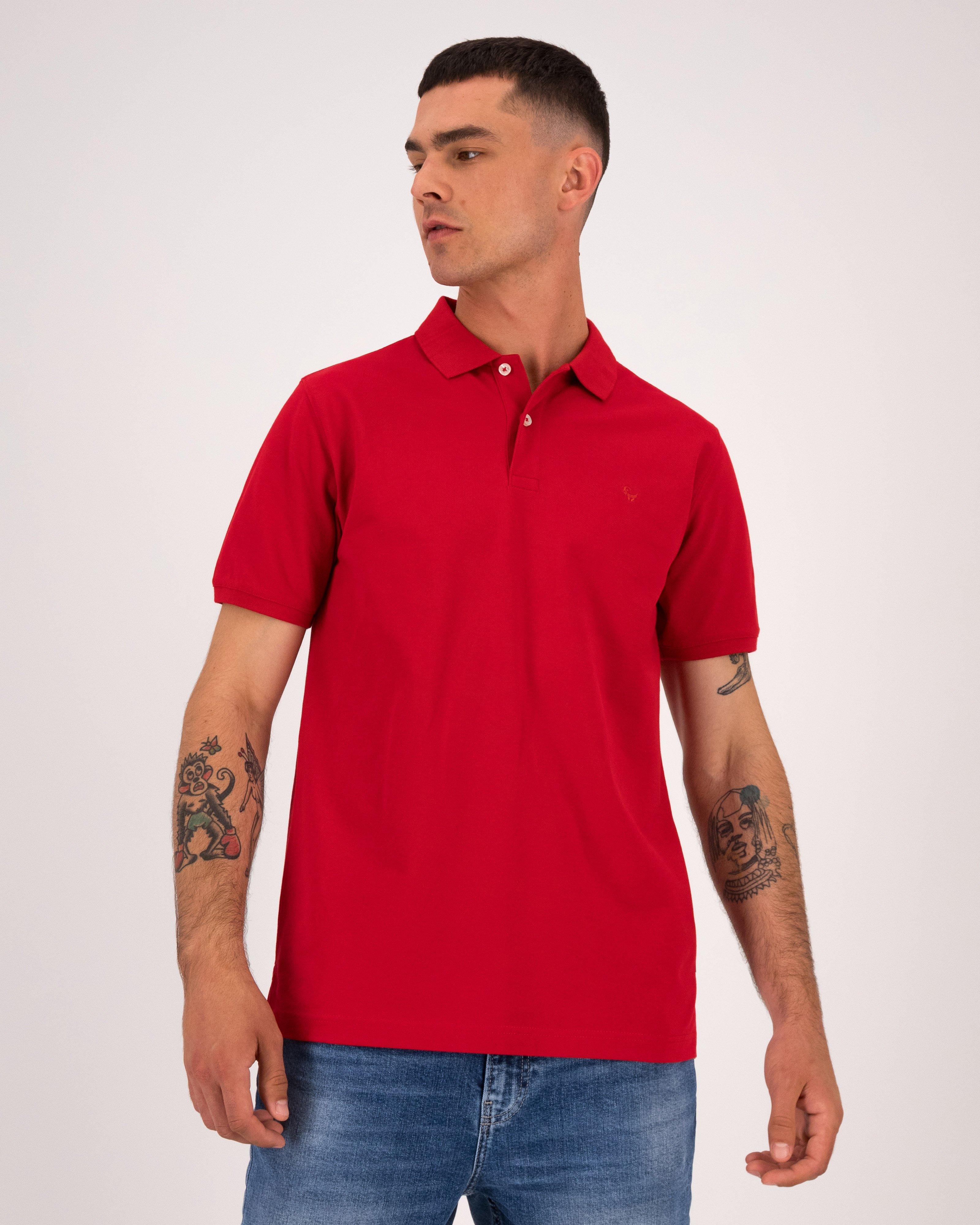 Old Khaki Men's Otis Standard Fit Golfer -  Red