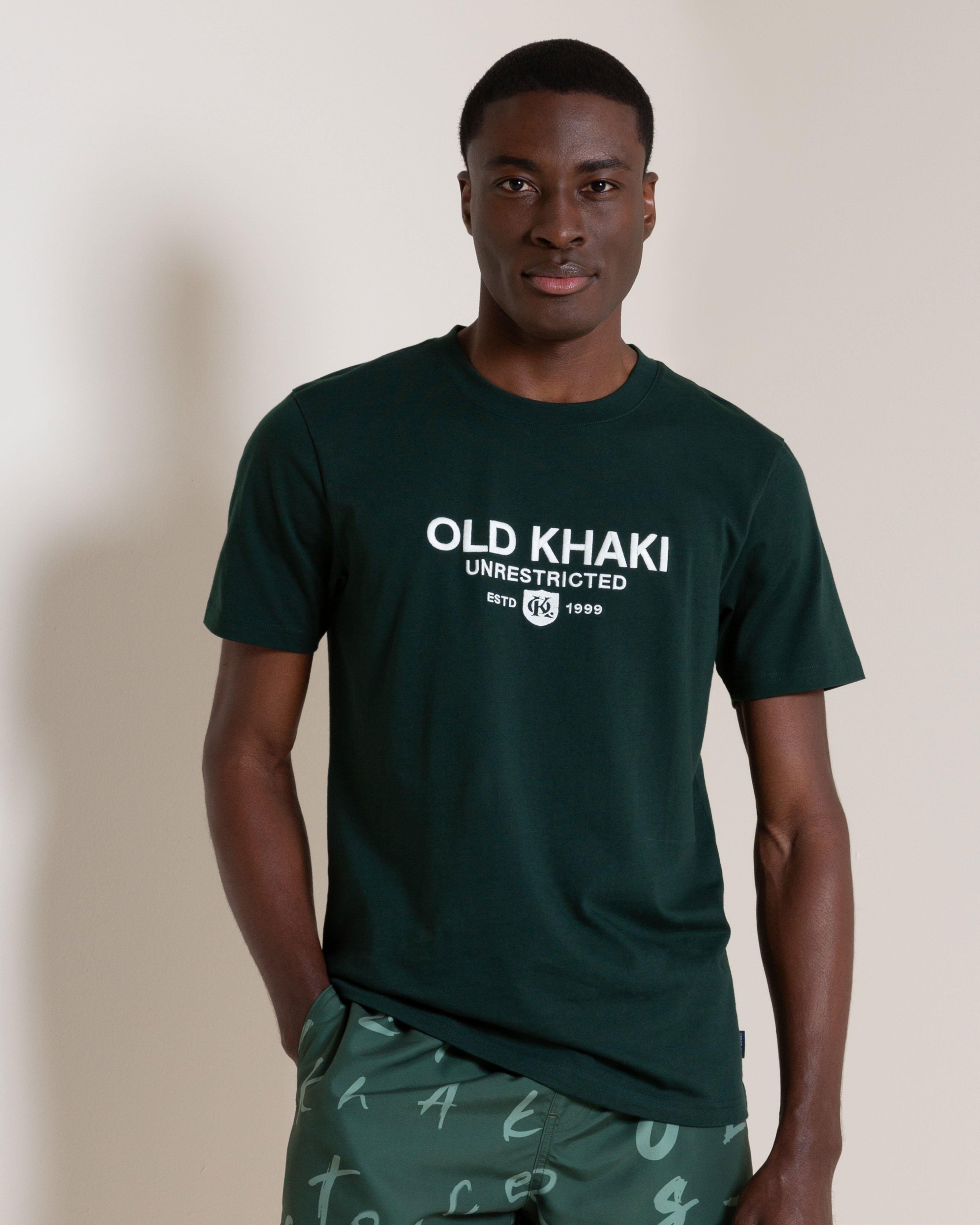 Old Khaki Men's Riley Hero T-Shirt -  Bottle Green