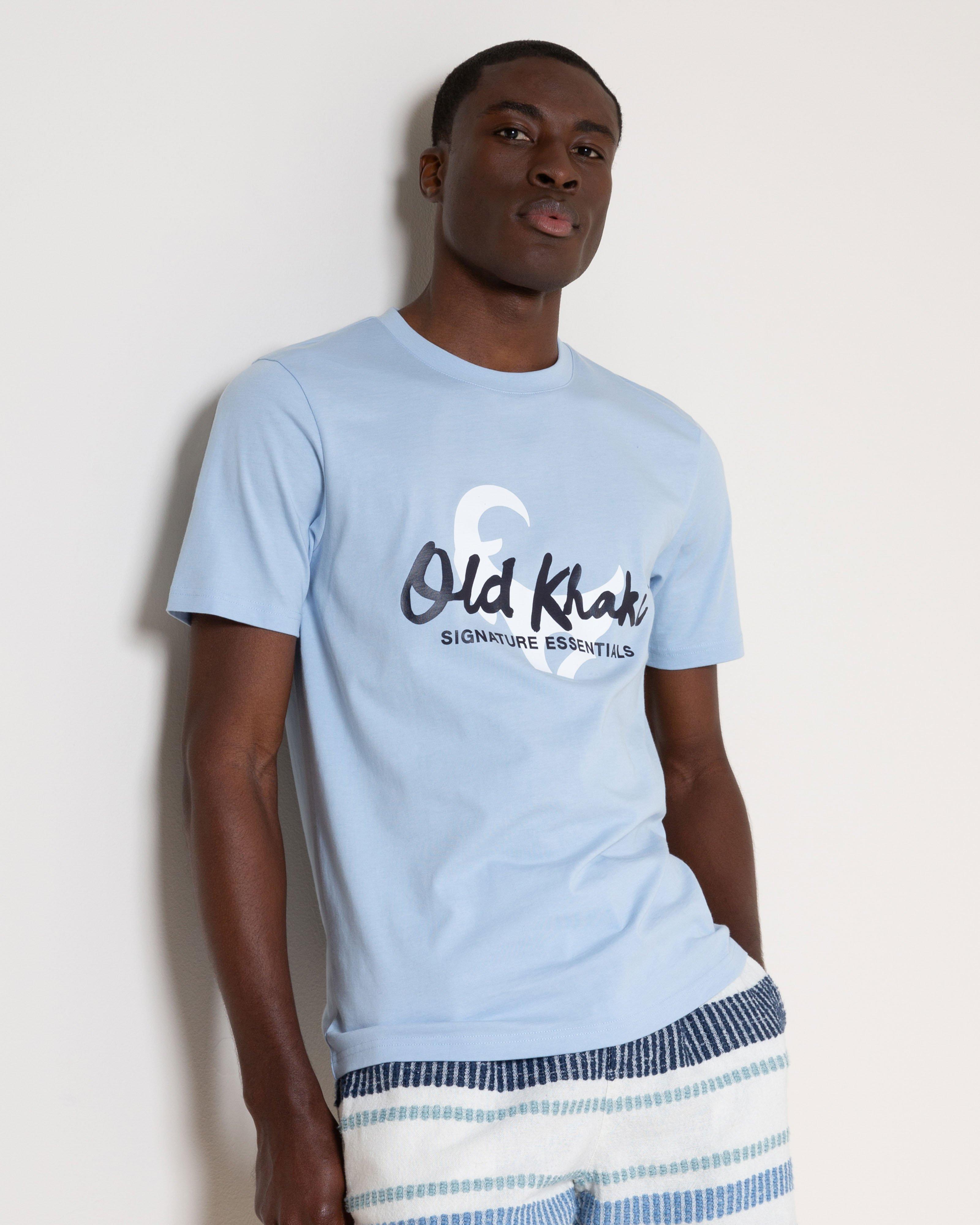 Old Khaki Men's Kobe Groat T-Shirt -  Blue