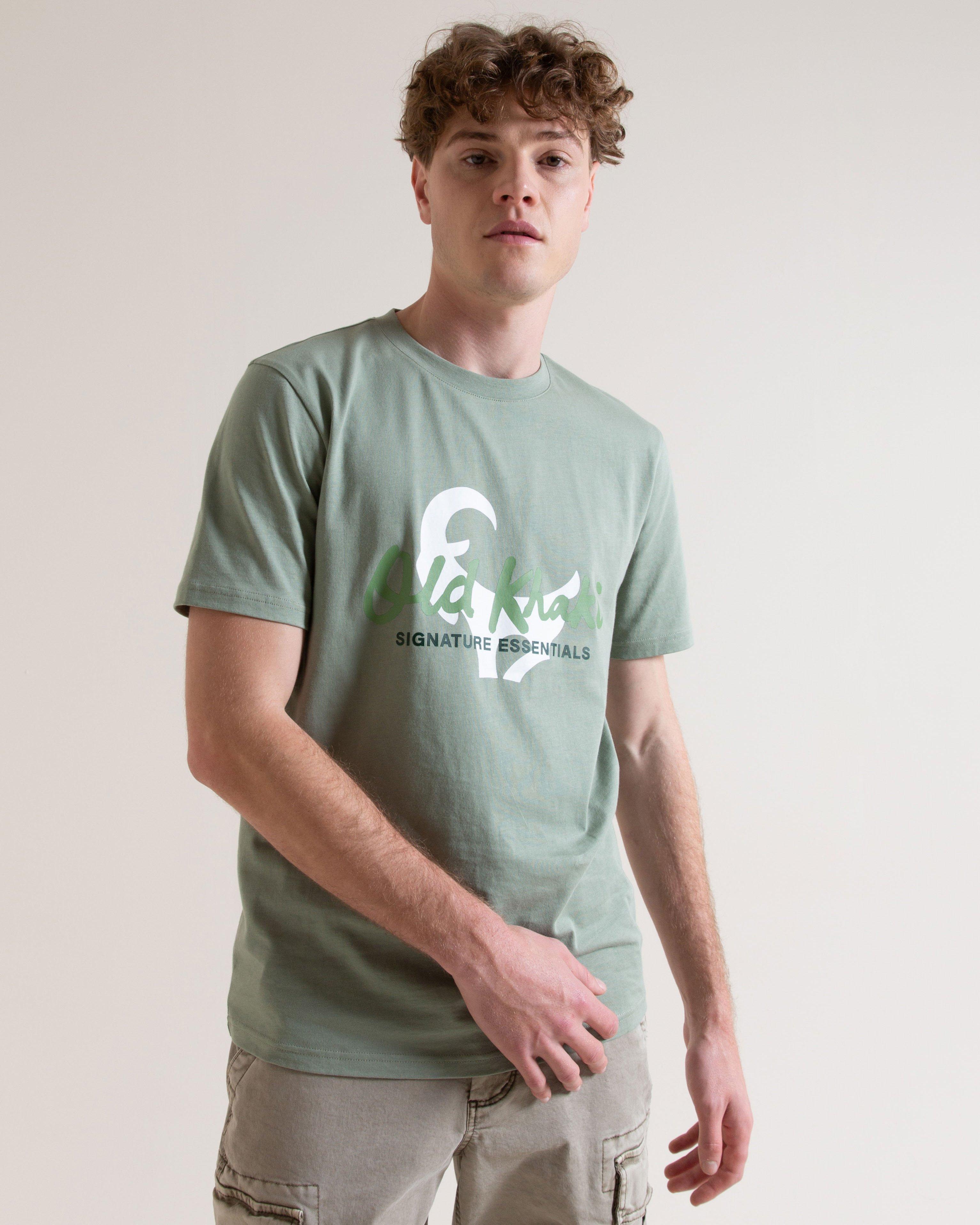 Old Khaki Men's Kobe Groat T-Shirt -  Sage