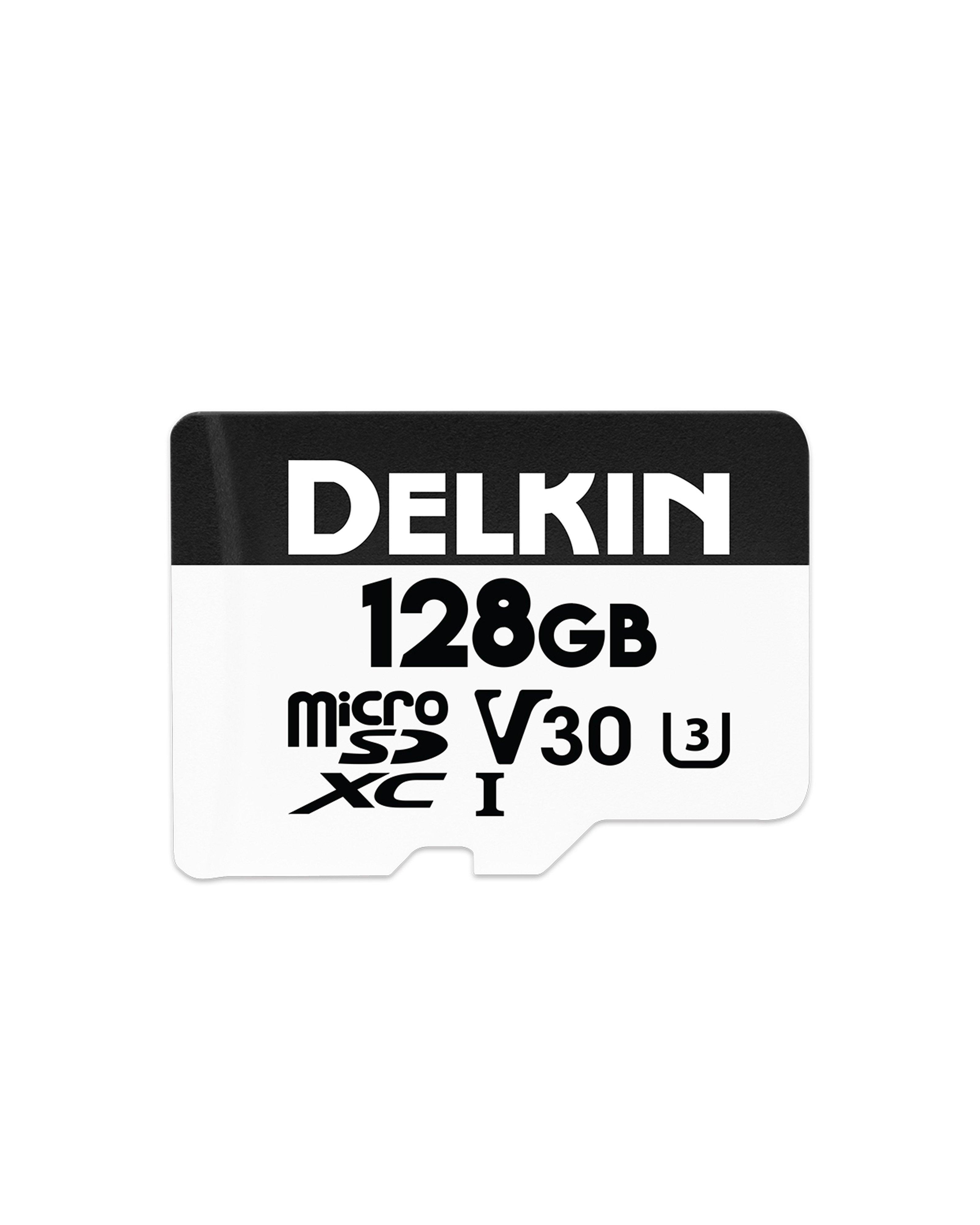 Delkin Devices 128GB Hyperspeed UHS I SDXC Memory Card -  White