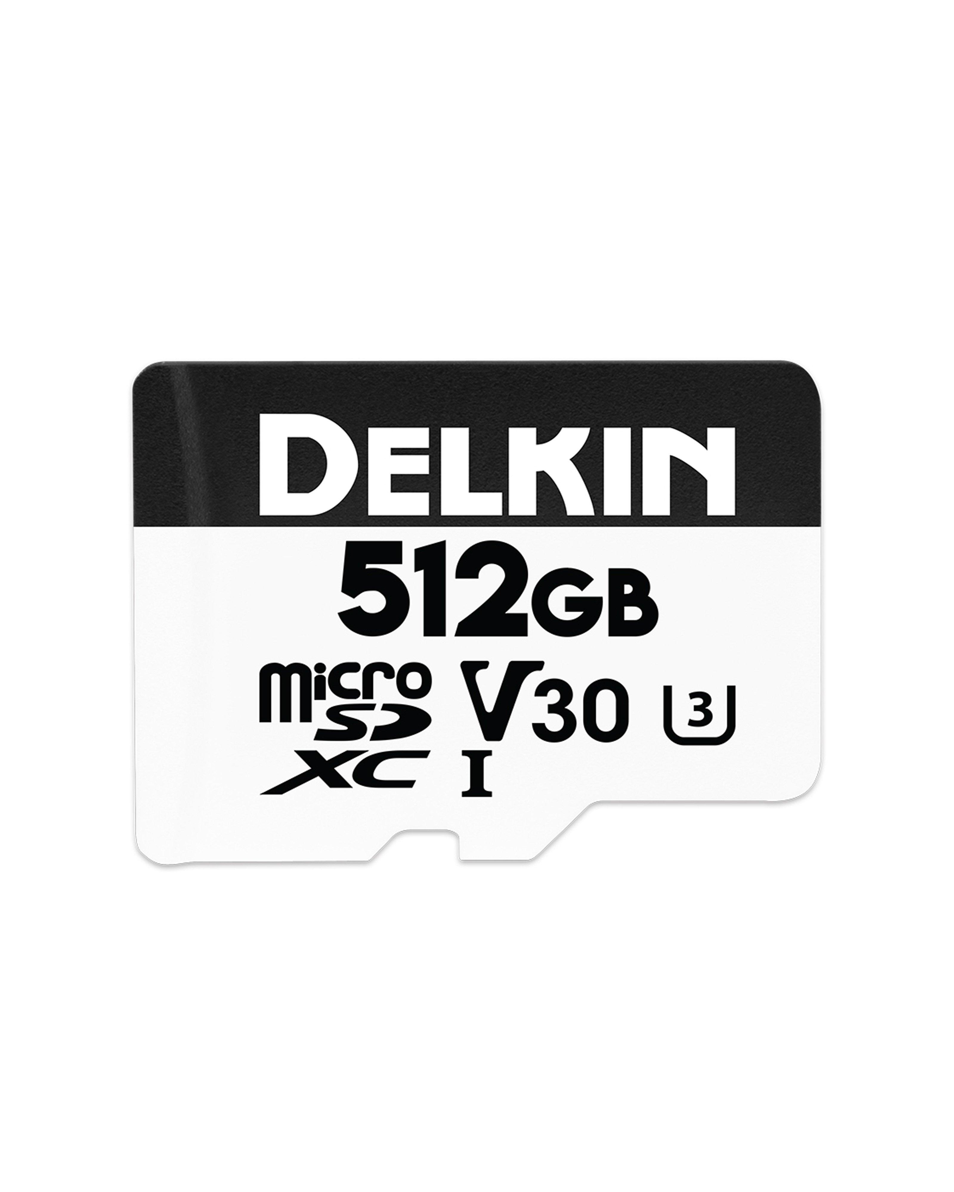  Delkin Devices 512GB Hyperspeed UHS I SDXC Memory Card -  White