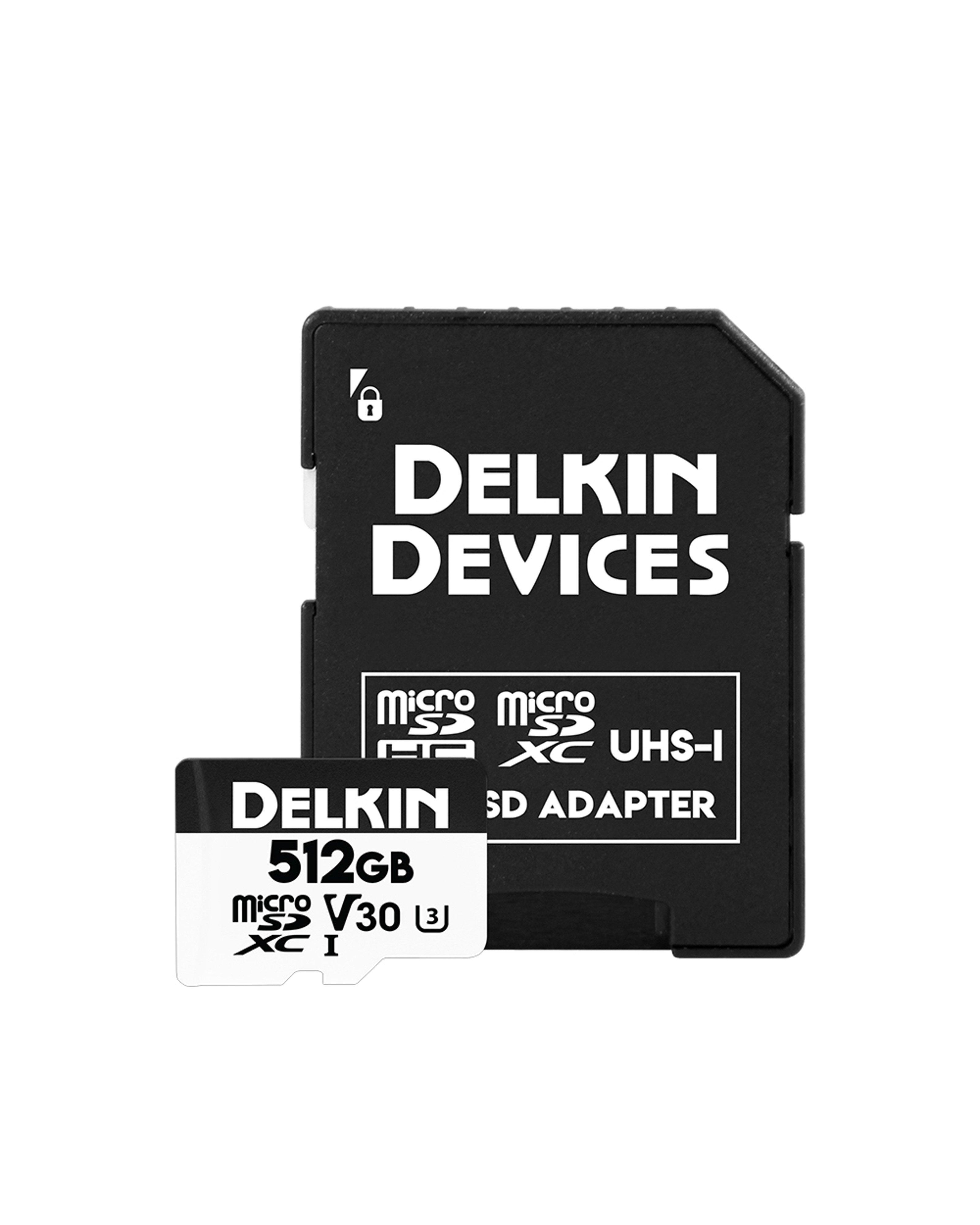  Delkin Devices 512GB Hyperspeed UHS I SDXC Memory Card -  White