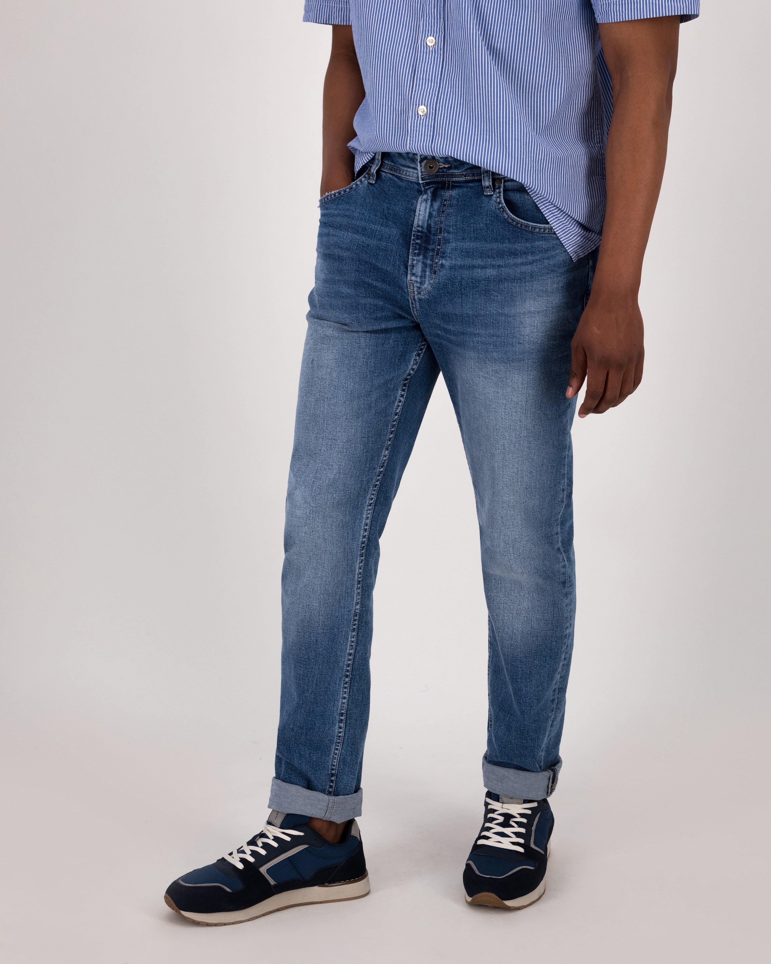 Old Khaki Men's Mayson Essential Slim Denim Jeans -  Mid Blue