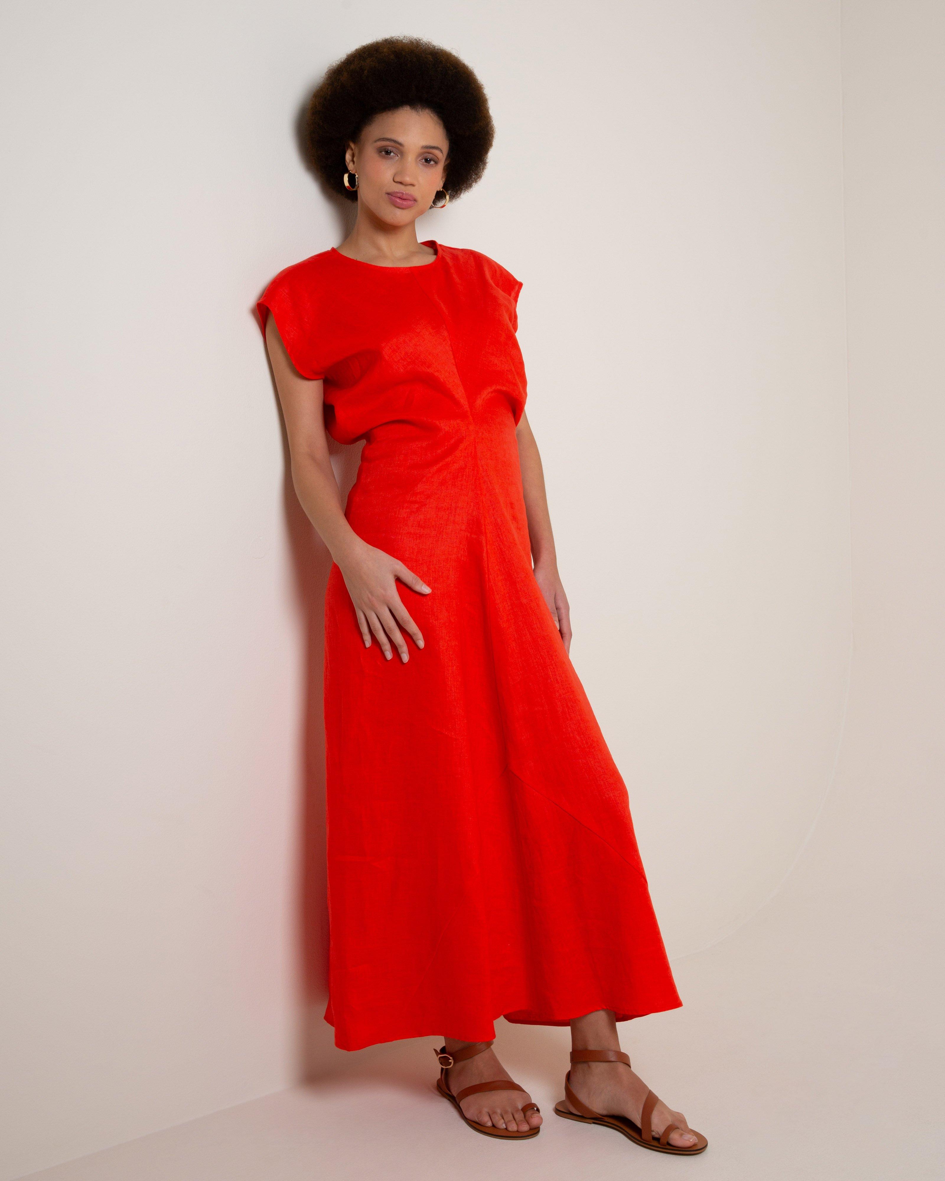 Eilish Linen Dress Poetry Clothing Store
