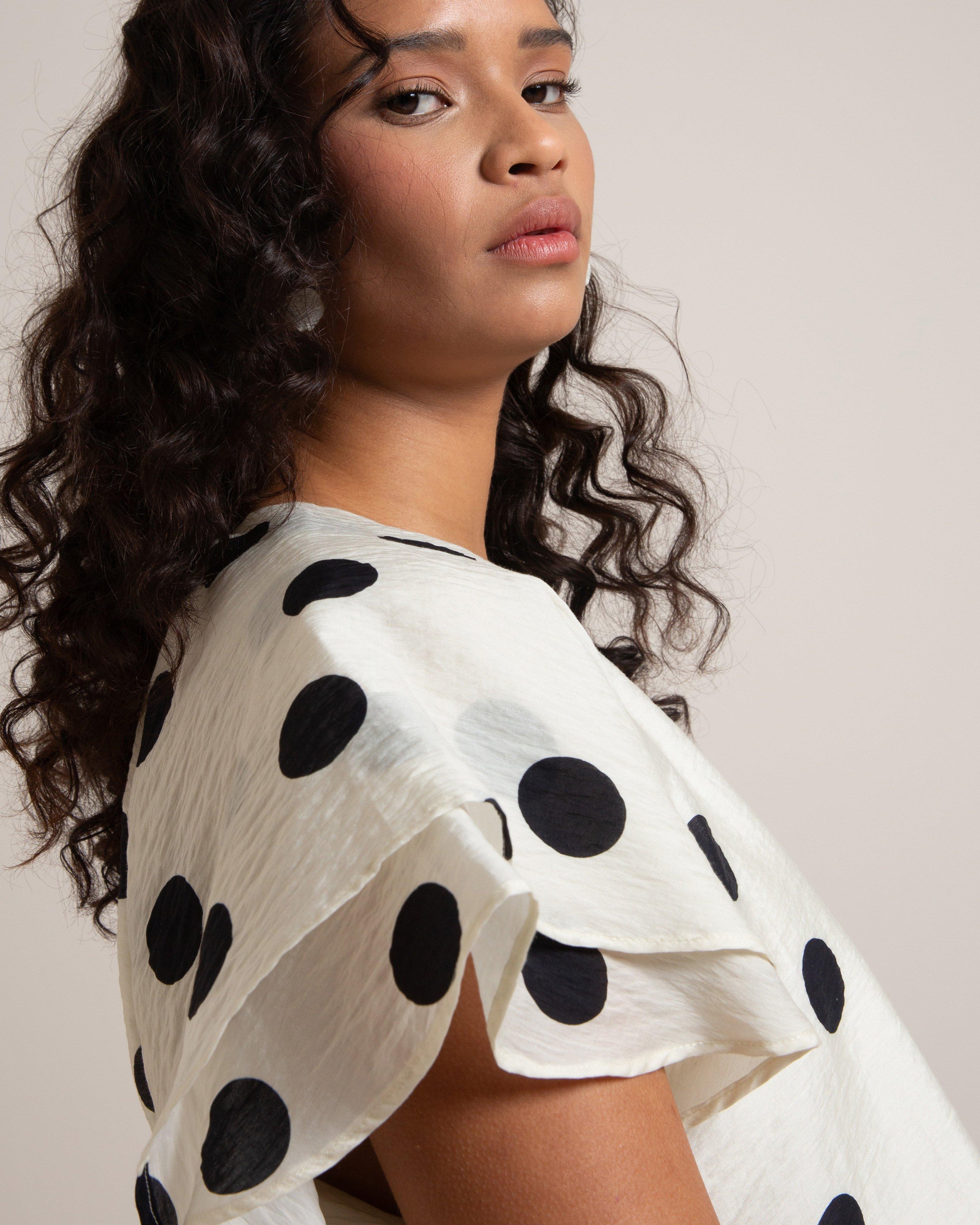 Asante Polka Dot Top - Poetry Clothing Store
