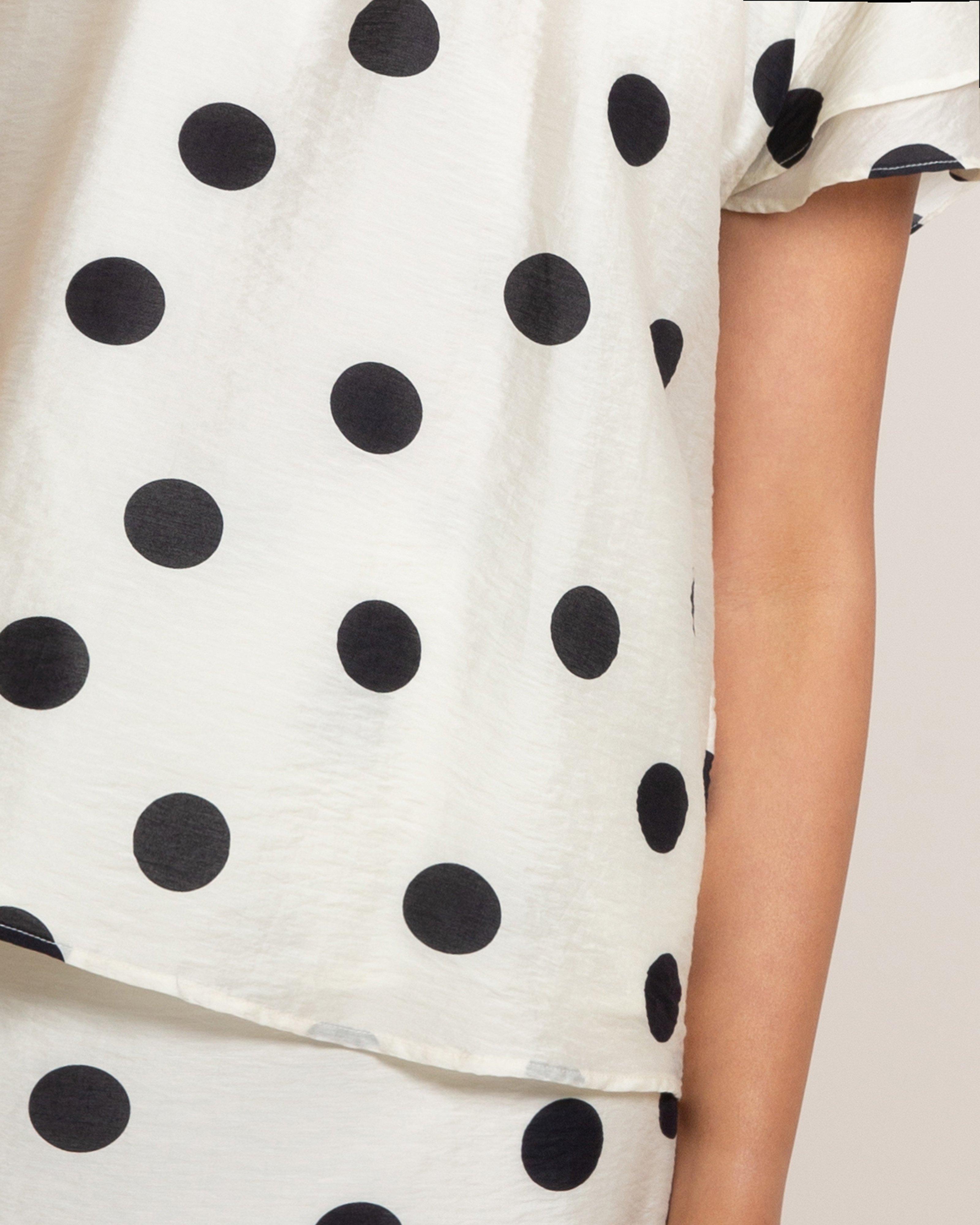 Asante Polka Dot Top - Poetry Clothing Store