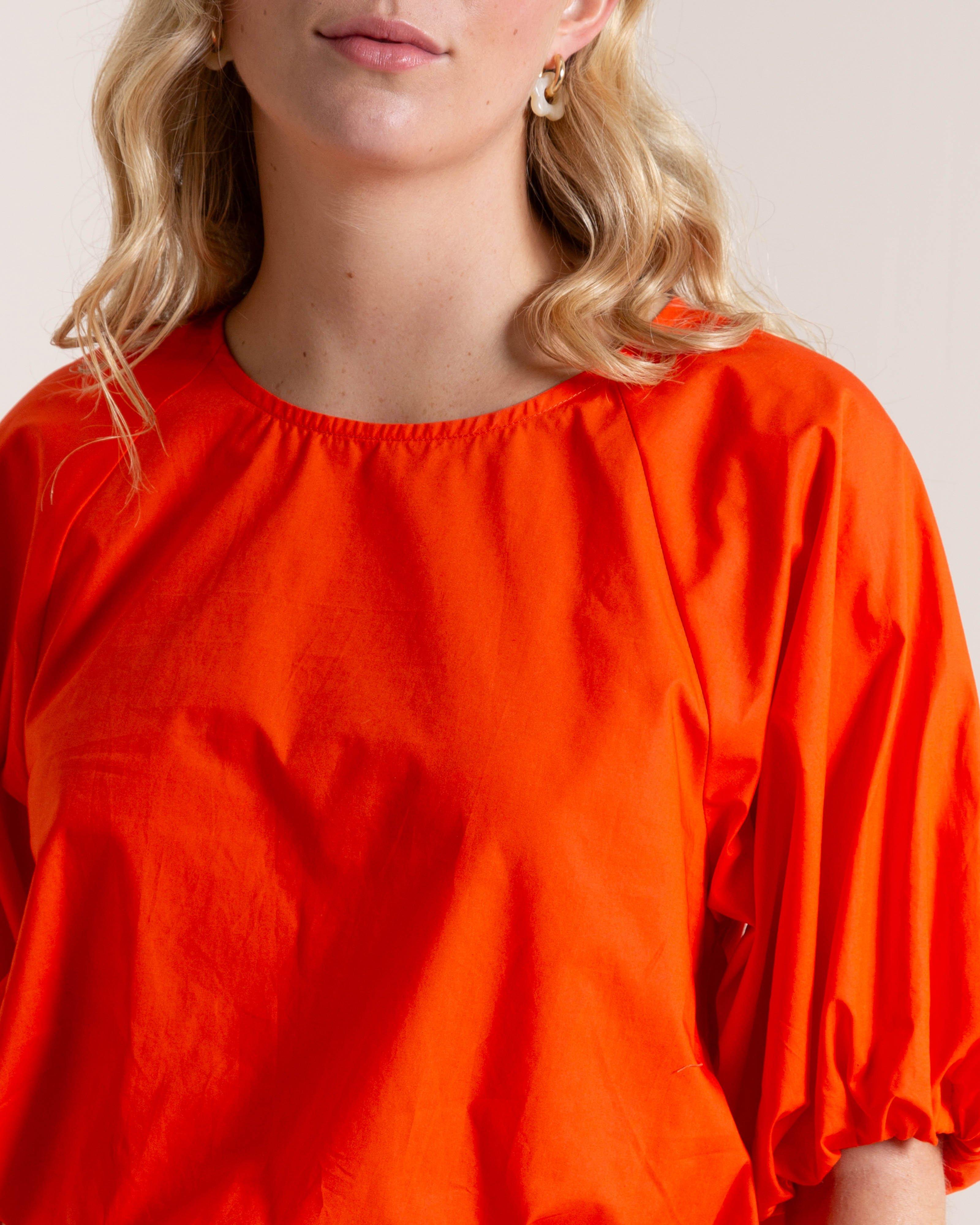 Women's Bibi Puff Sleeve Top | Old Khaki