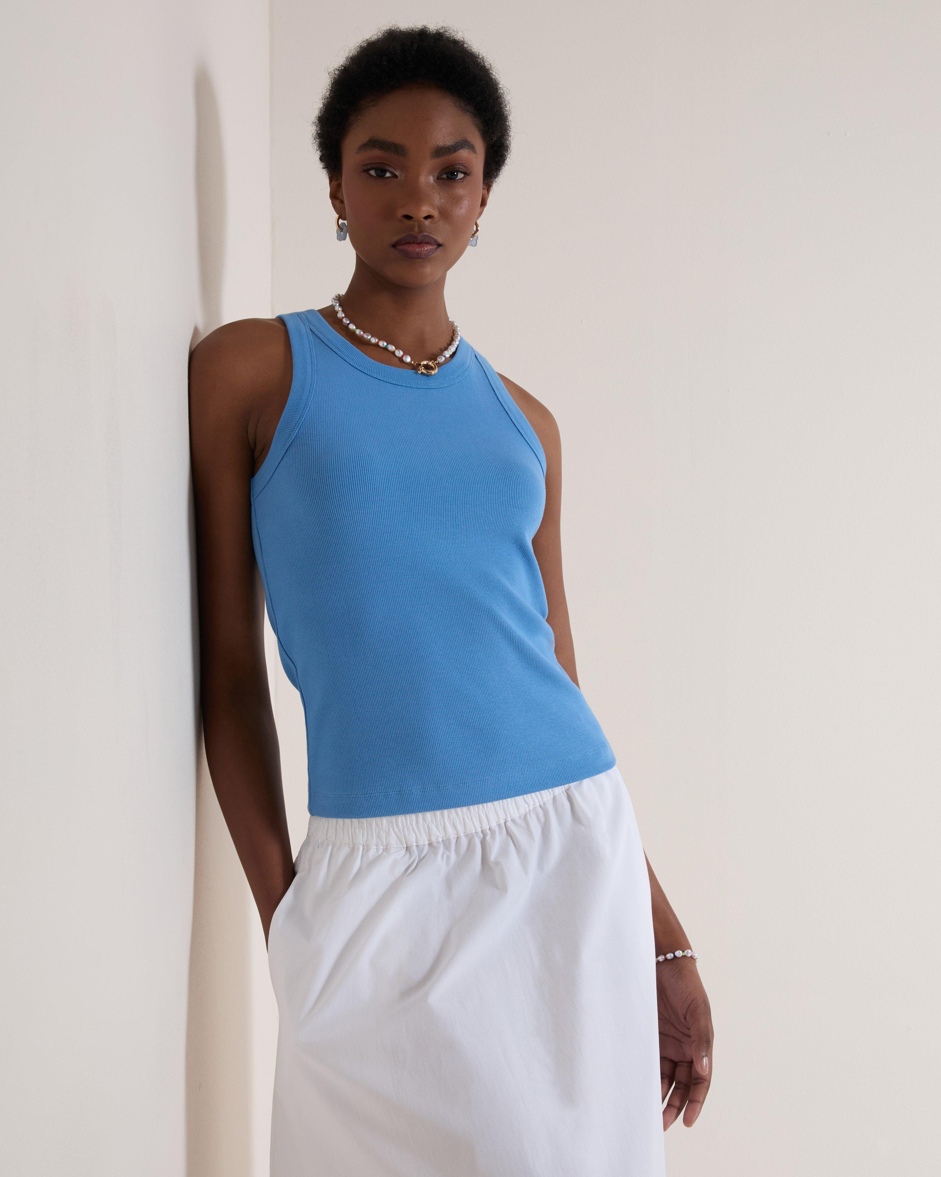 Old Khaki Women's Carrie Rib Cami -  Light Blue