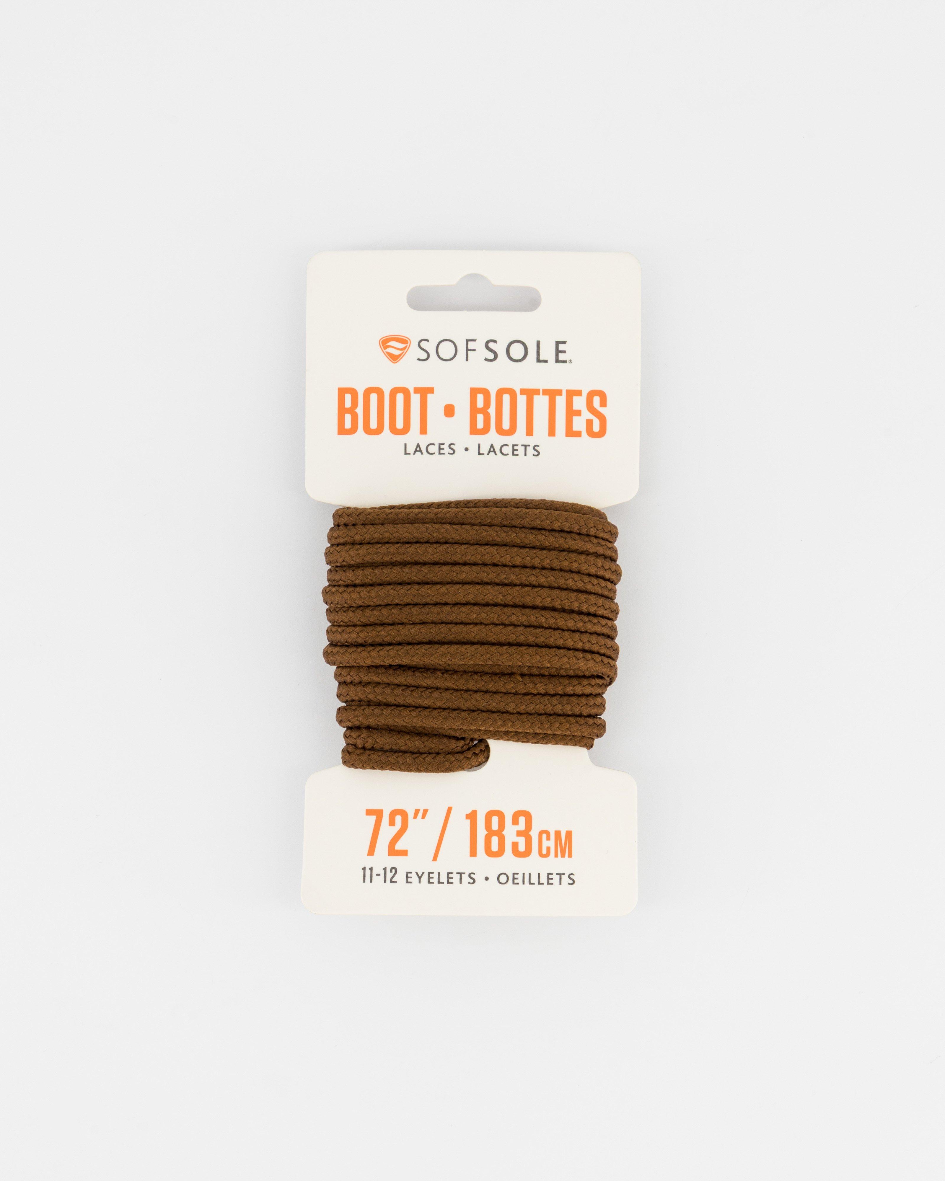 Sof Sole 183cm Boot Laces -  Brown