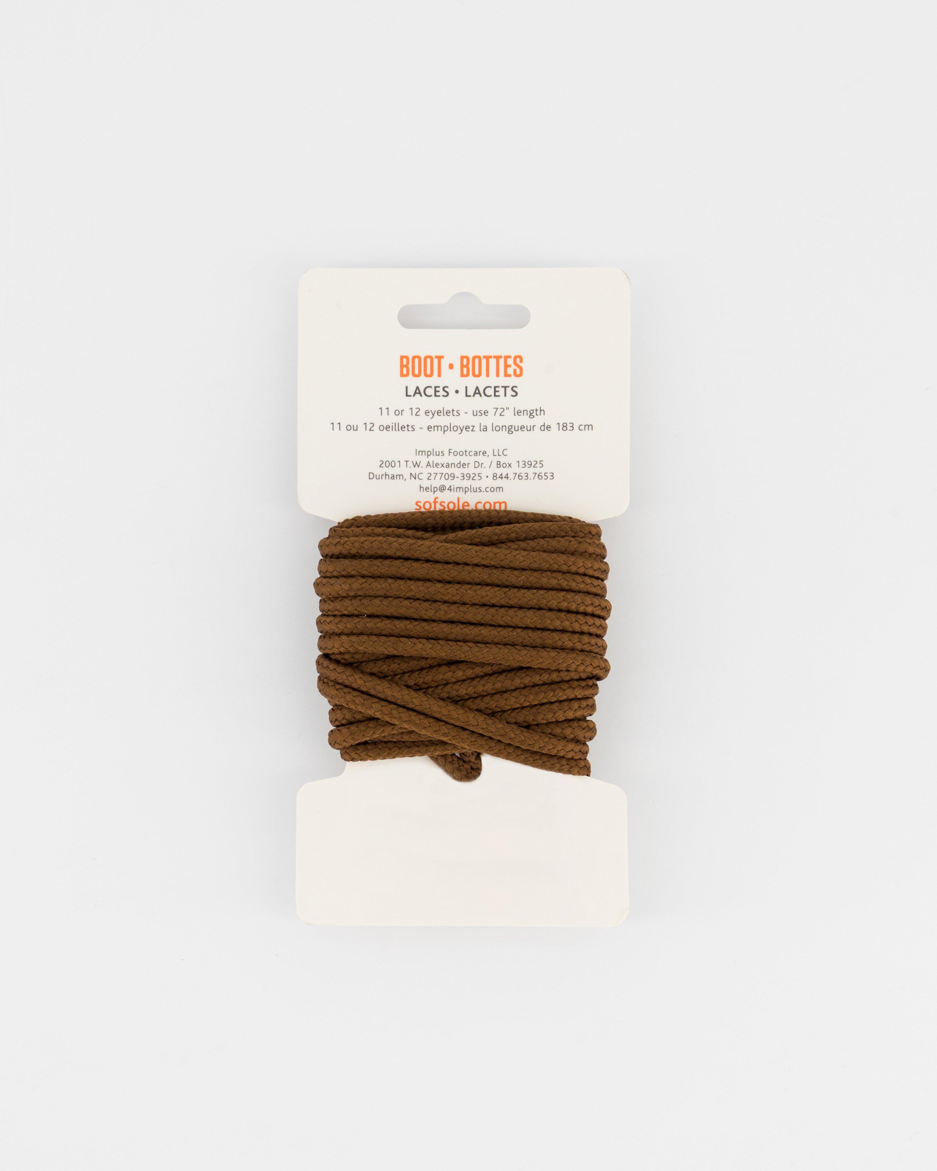 Sof Sole 183cm Boot Laces -  Brown