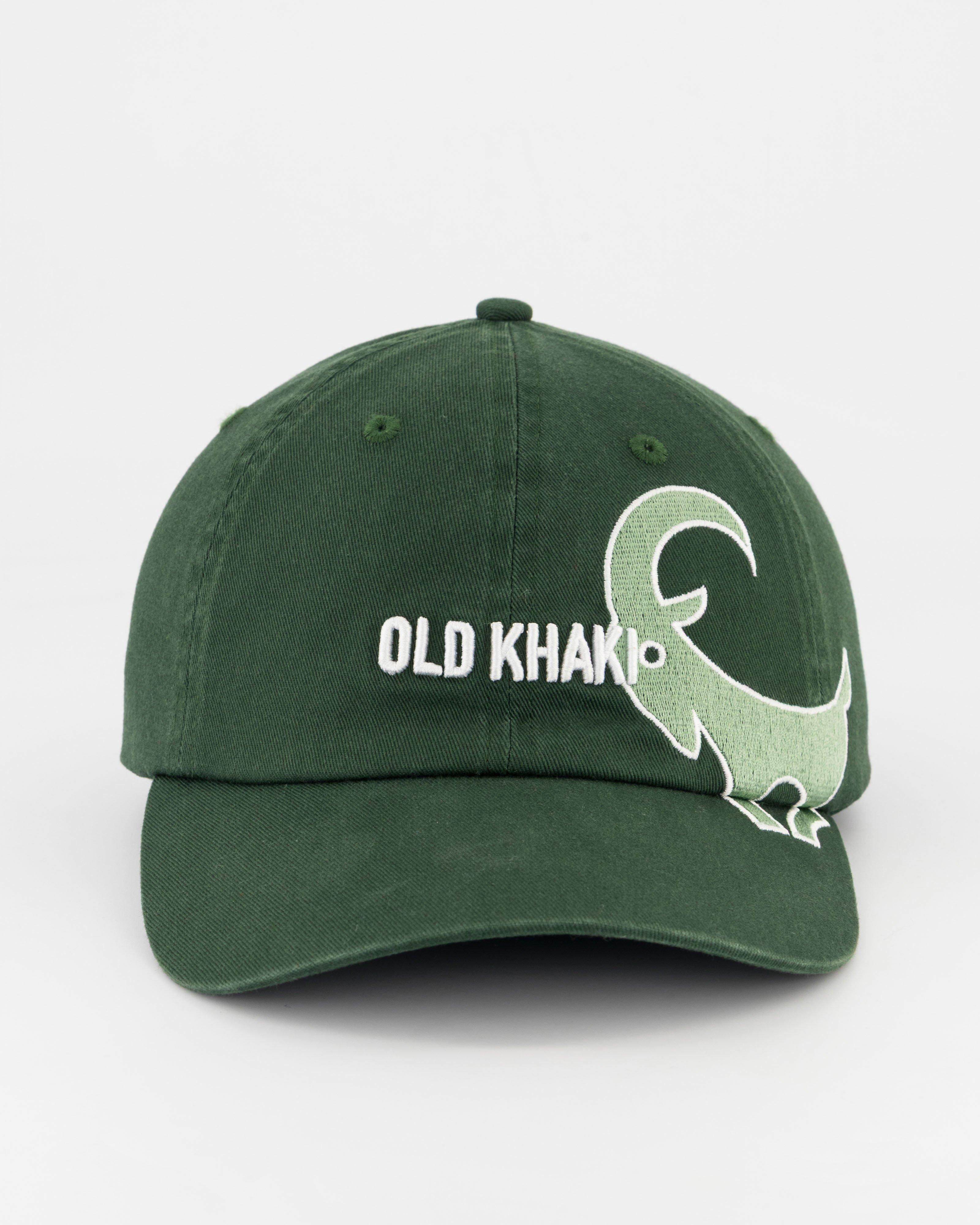 Old Khaki Men's Benny Large Groat Peak Cap -  Dark Green