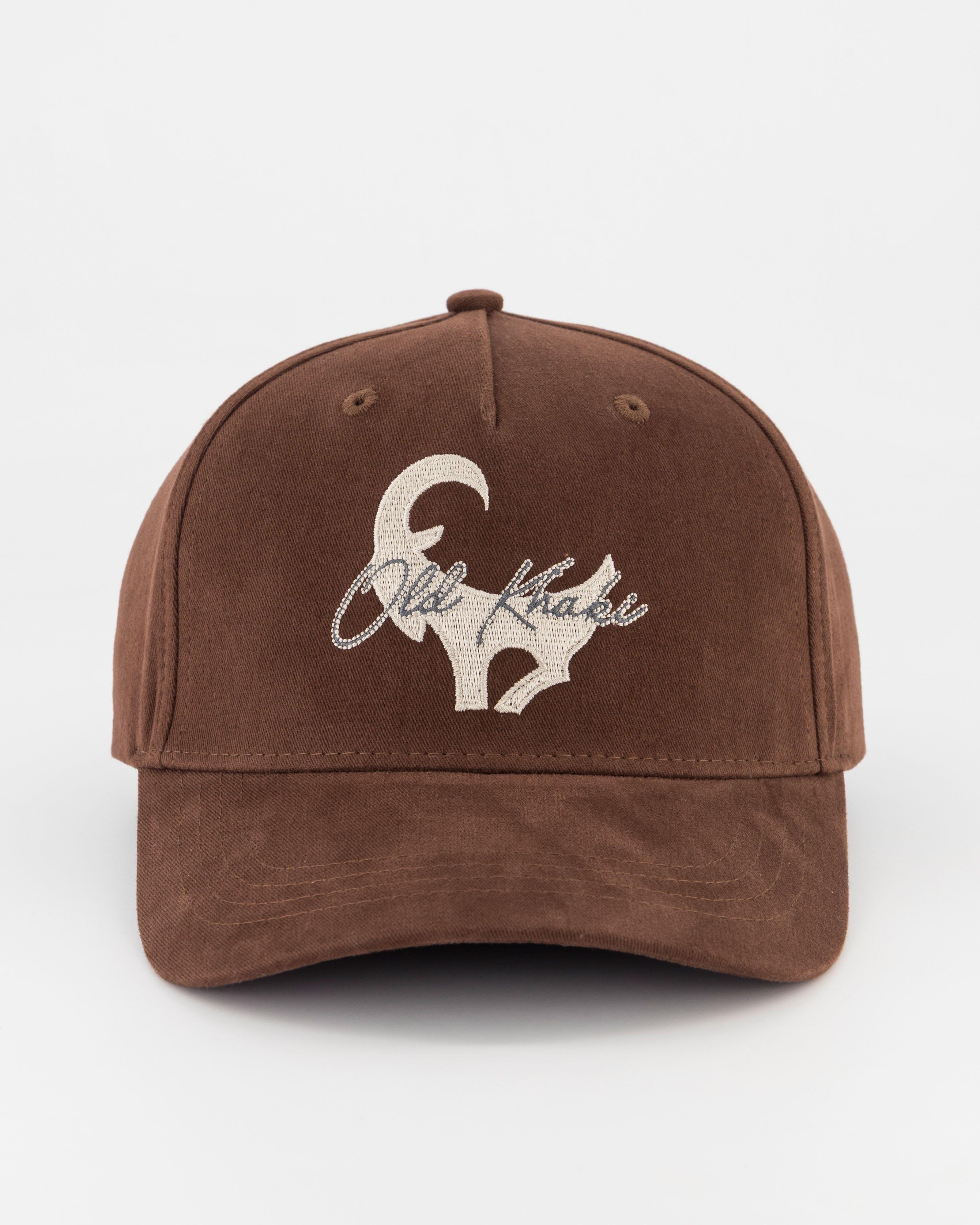 Old Khaki Men's Axel Cursive Font Peak -  Chocolate