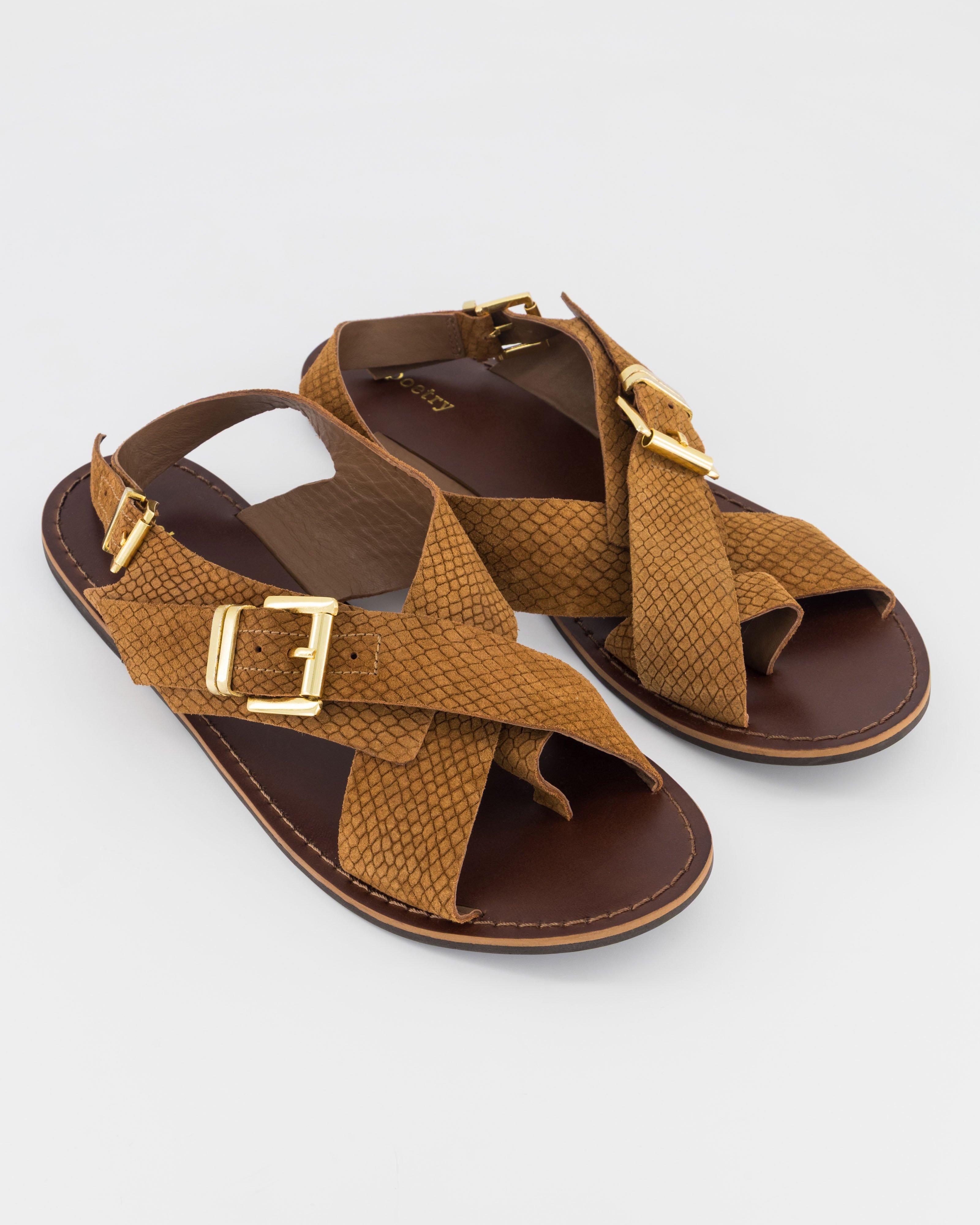 Sadie Leather Sandal - Poetry Clothing Store