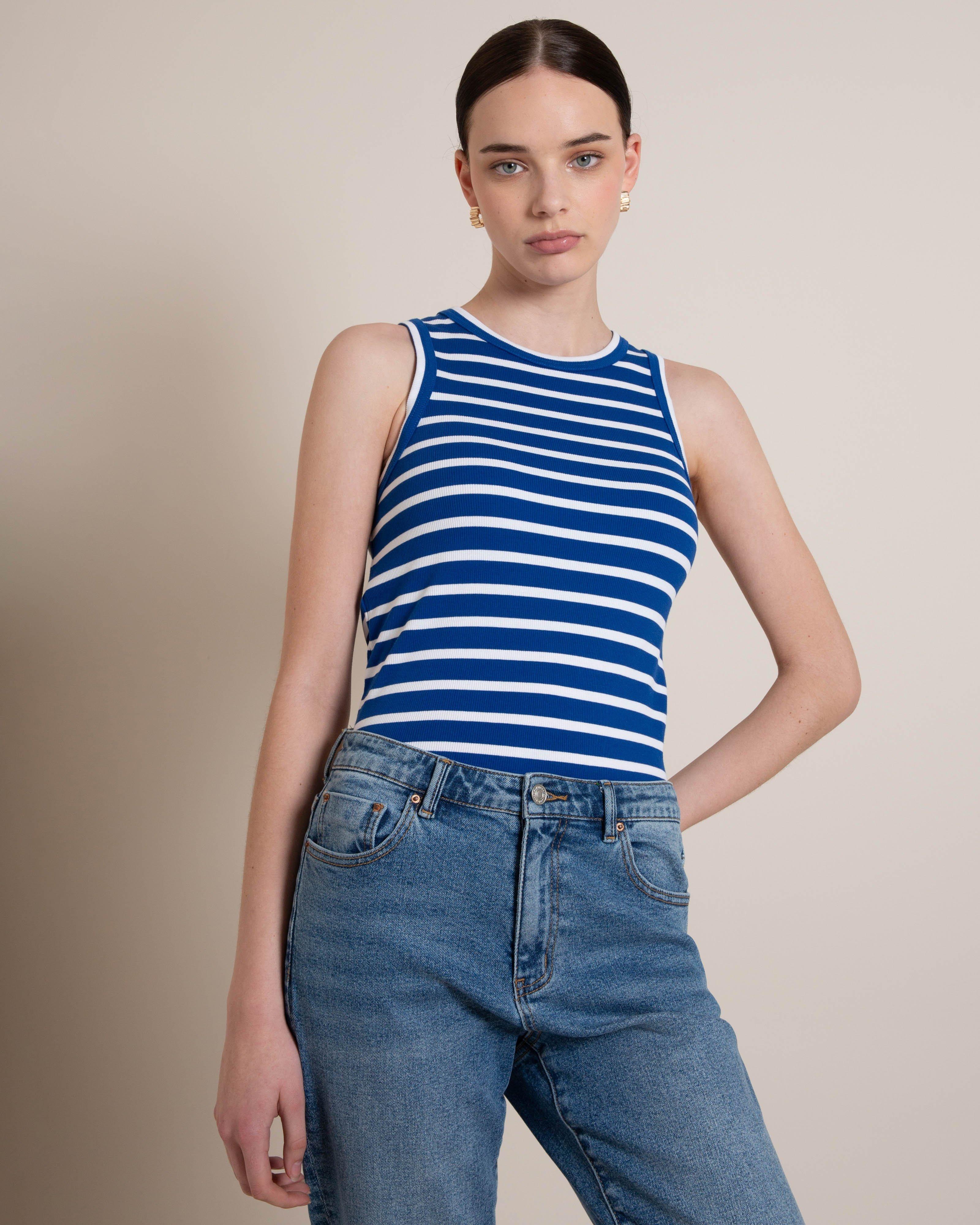 Ariella Stripe Tank - Poetry Clothing Store