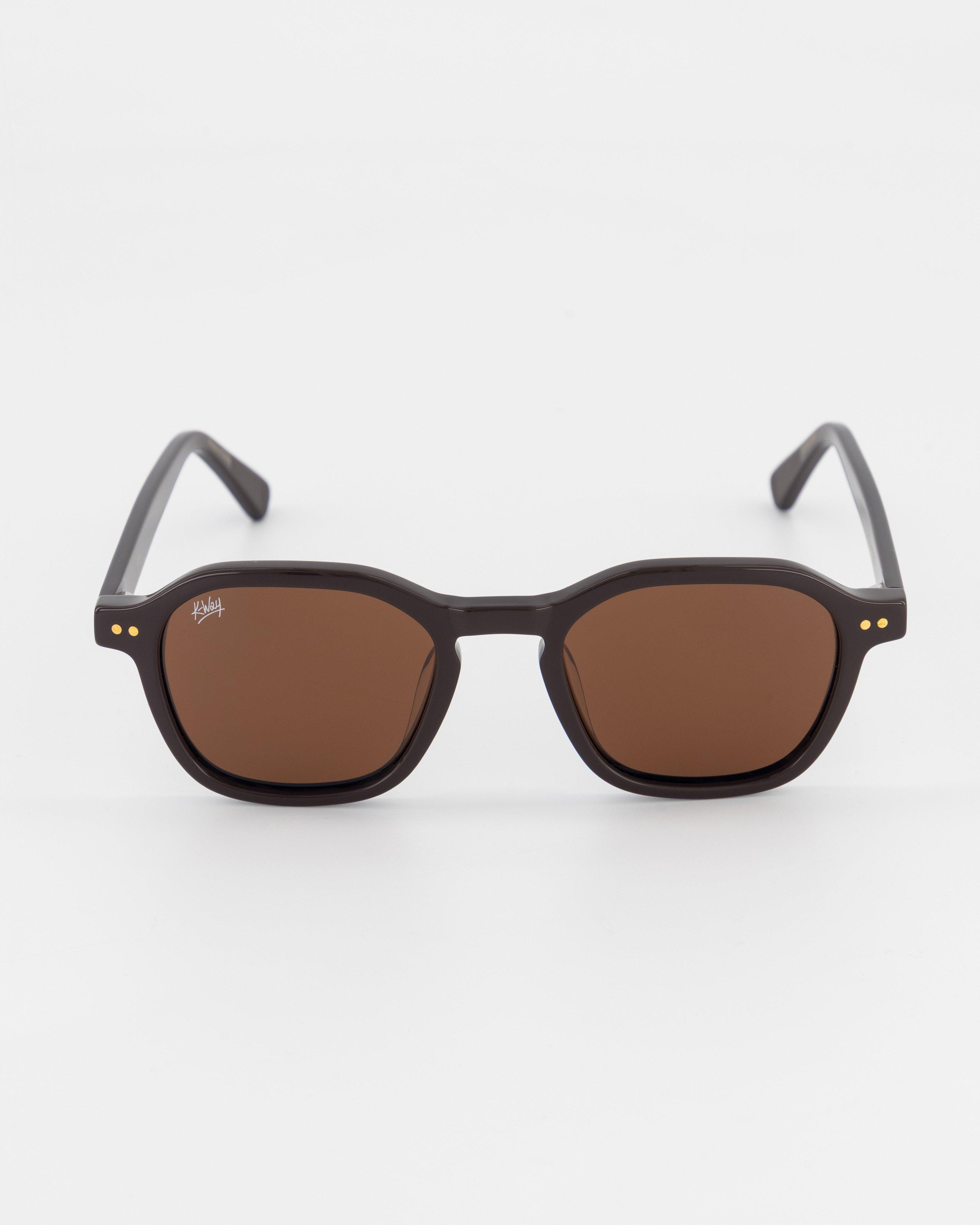 K-Way Women's Iris Angle Frame Safari Sunglasses -  Brown