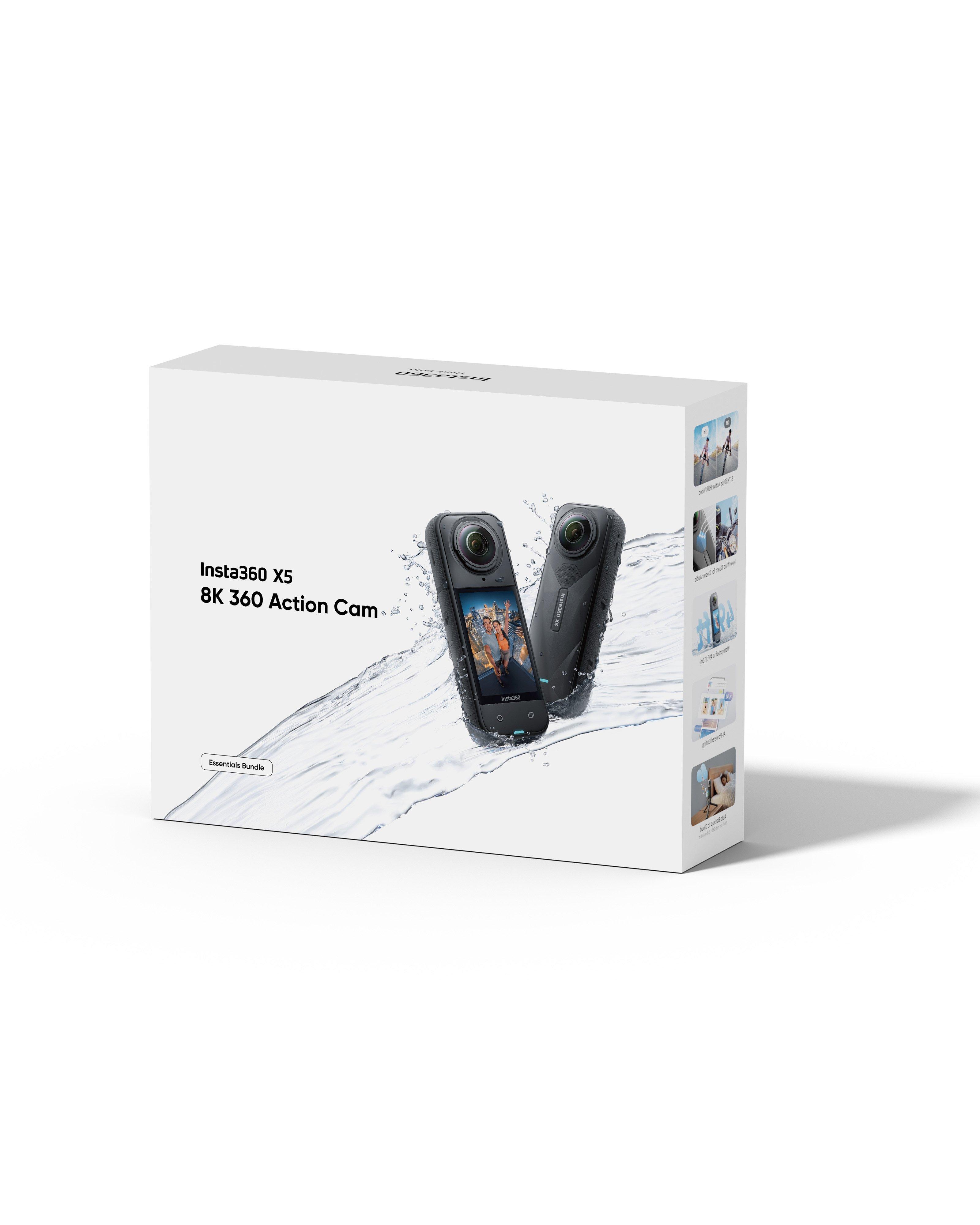 Insta360 X5 Action Camera Essentials Bundle -  Black