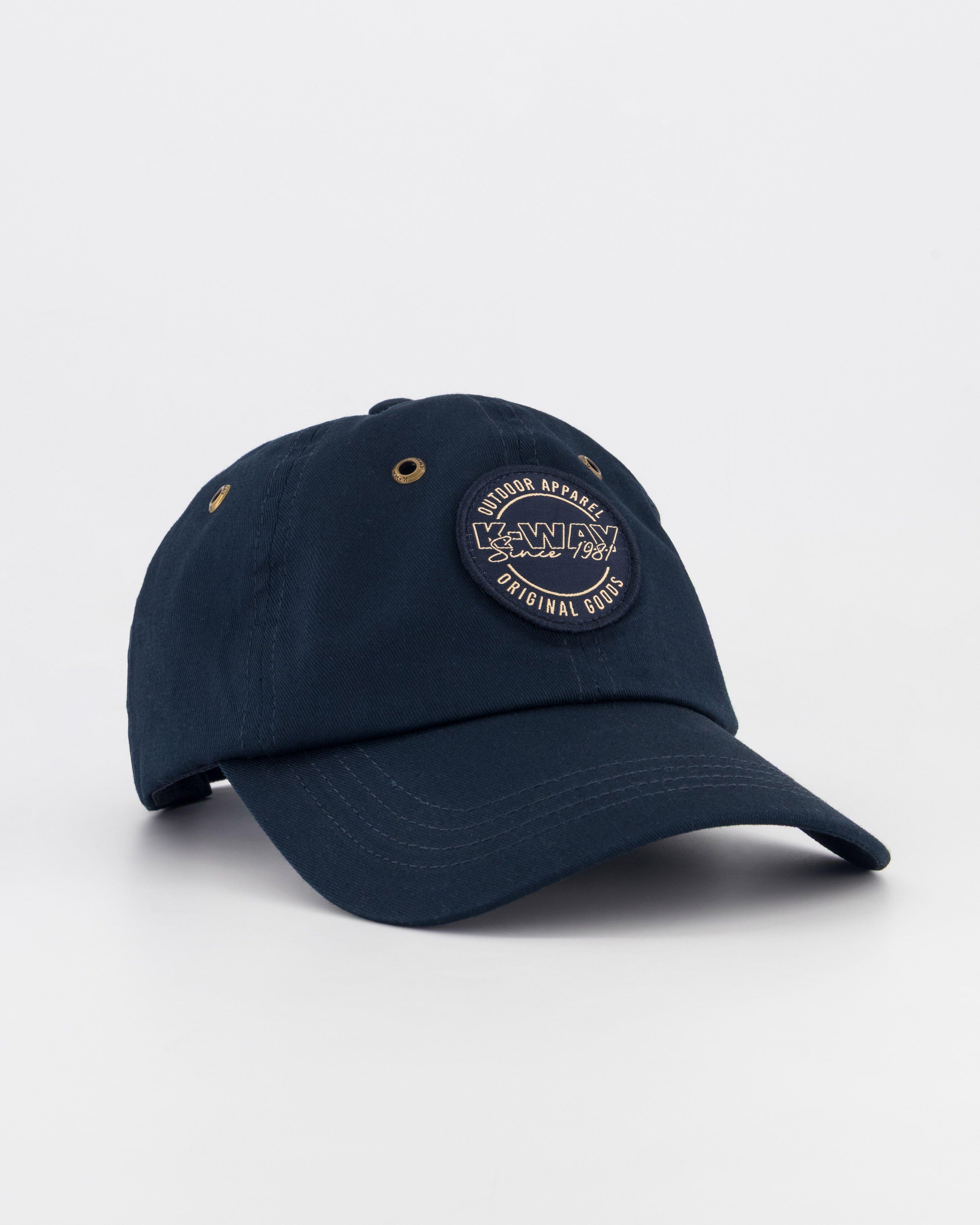 K-Way Elements Men's Badge Peak Cap -  Navy