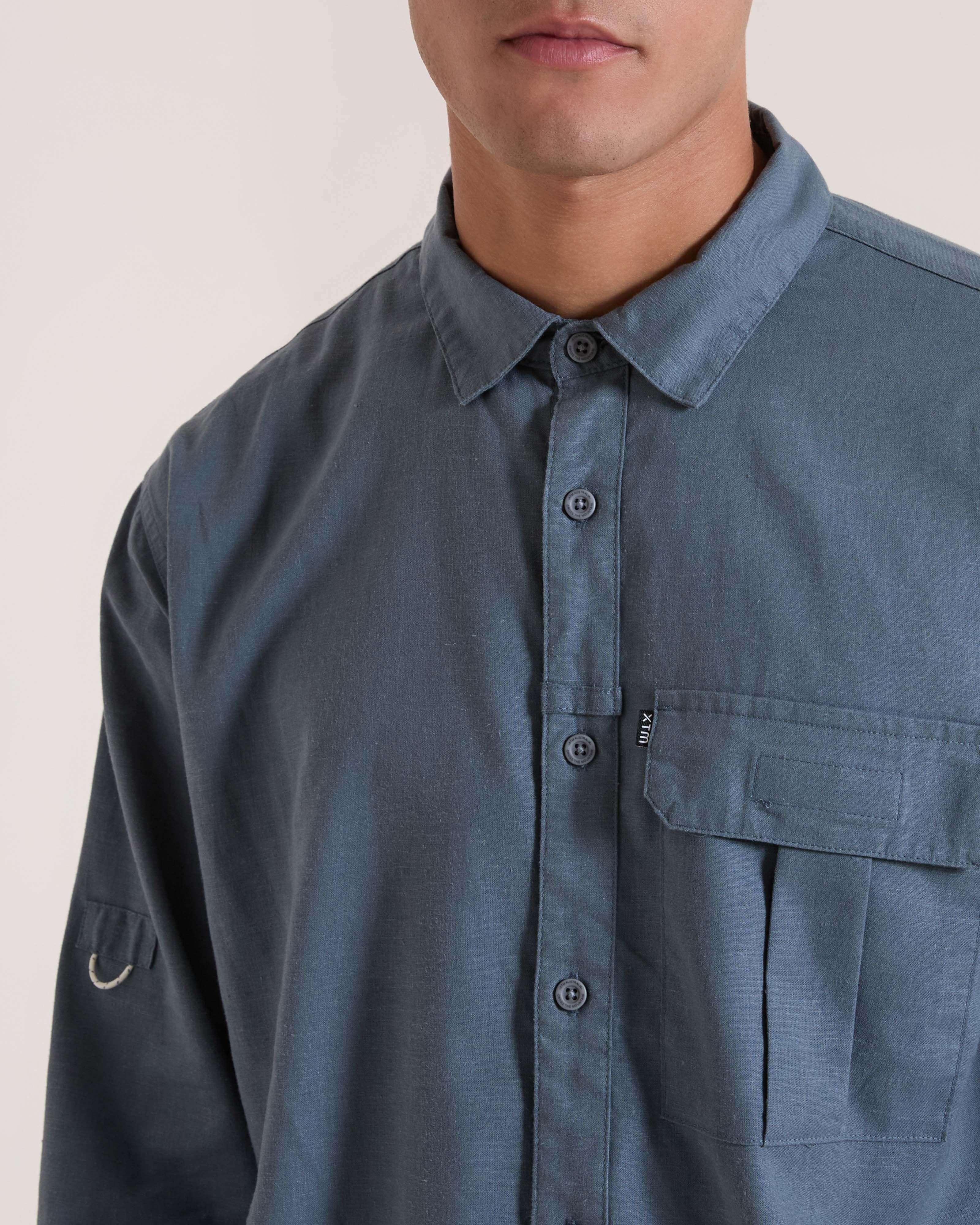 XTM Men's Messmate Hemp-Blend Hiking Long-Sleeve Shirt | Cape